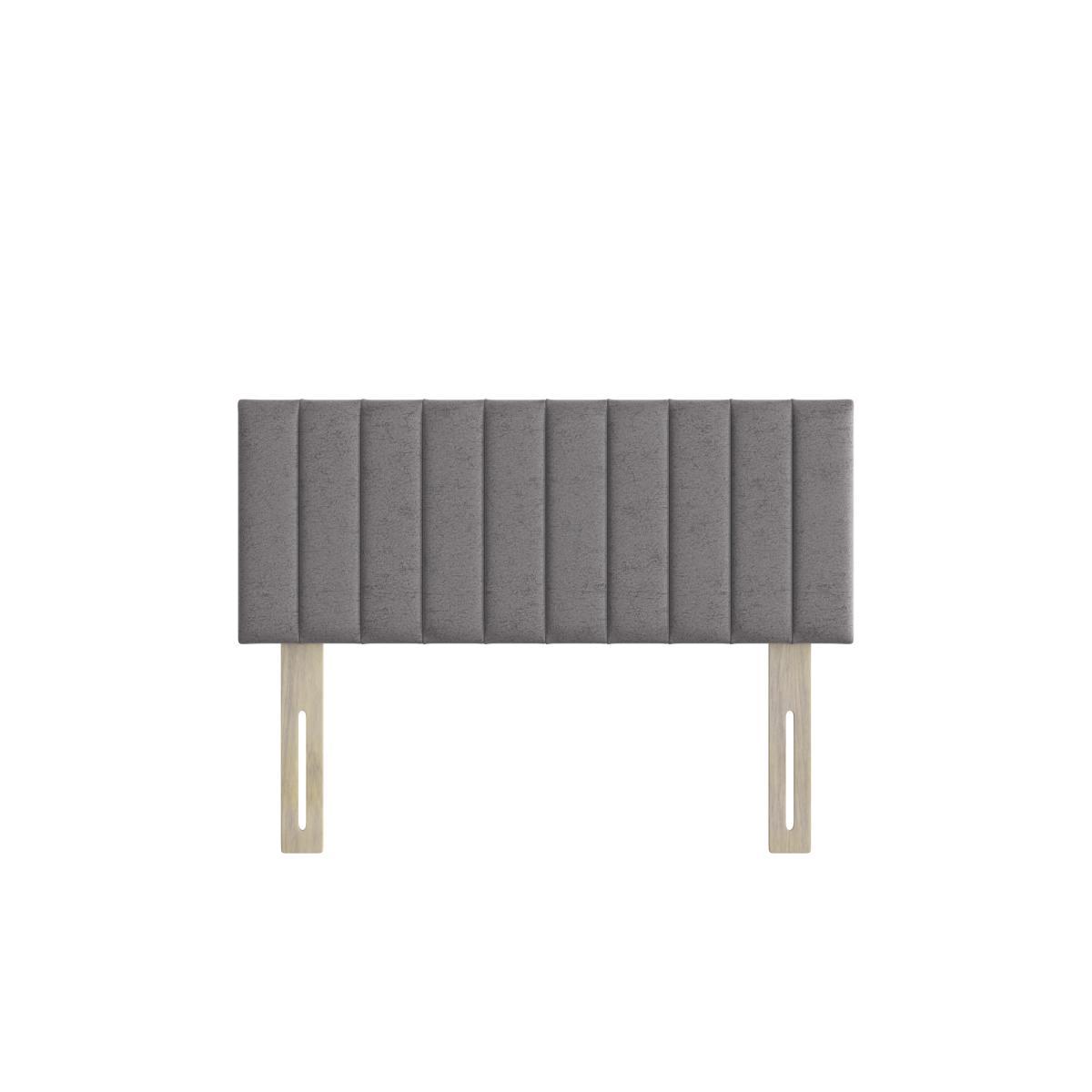 Mammoth - Peaches Strutted Headboard - Small Double - Silver – image 3