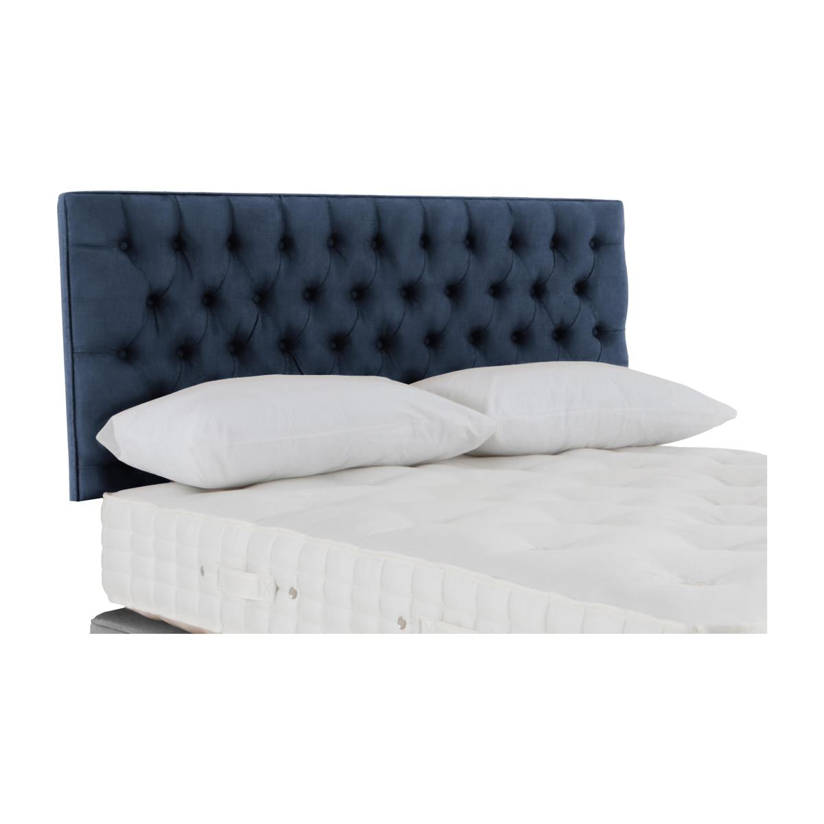 Hypnos - Wooburn Strutted Headboard - Double - Premium Royal Navy – image 1