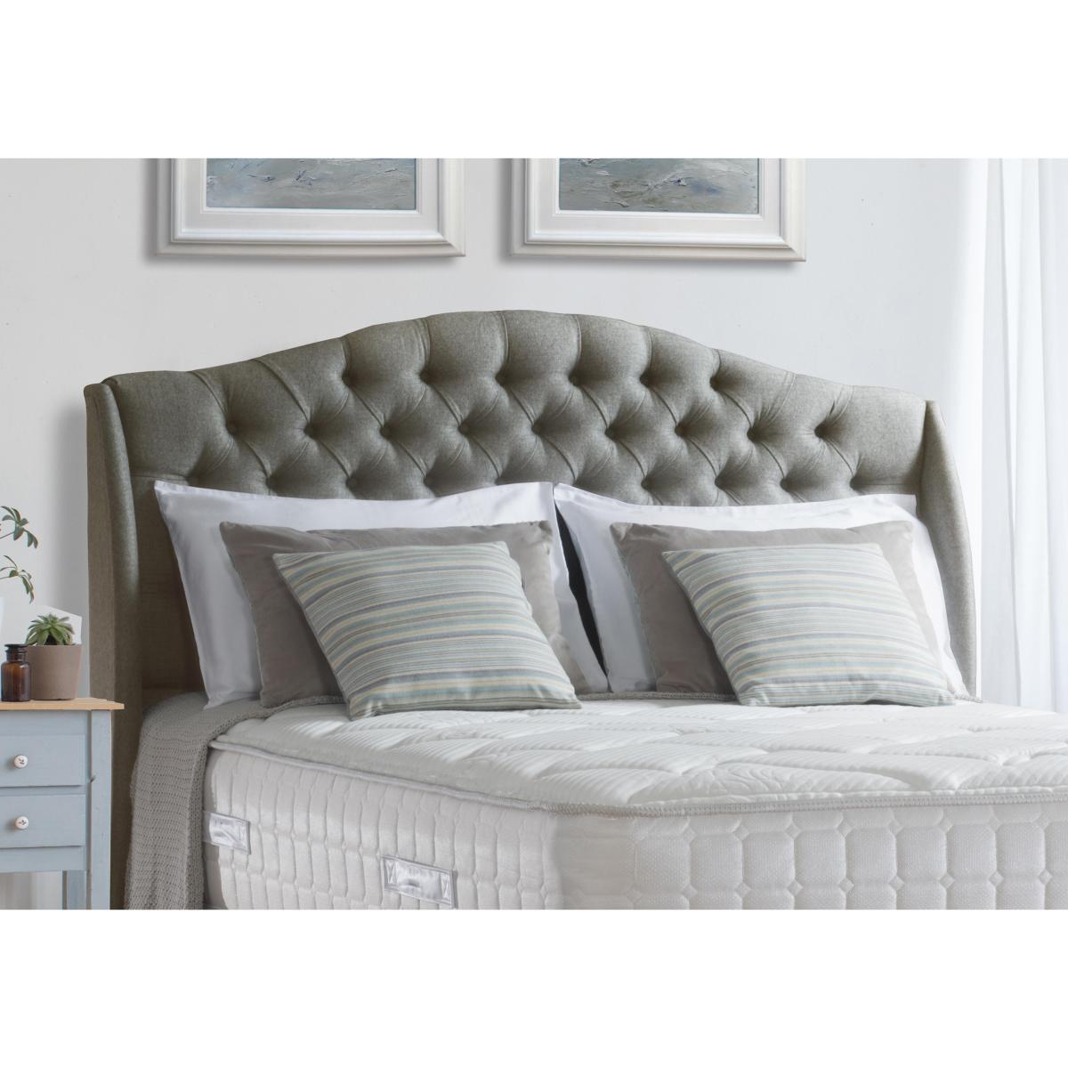 Sealy - Kelbrook Floor Standing Headboard - Double - Beige – image 2