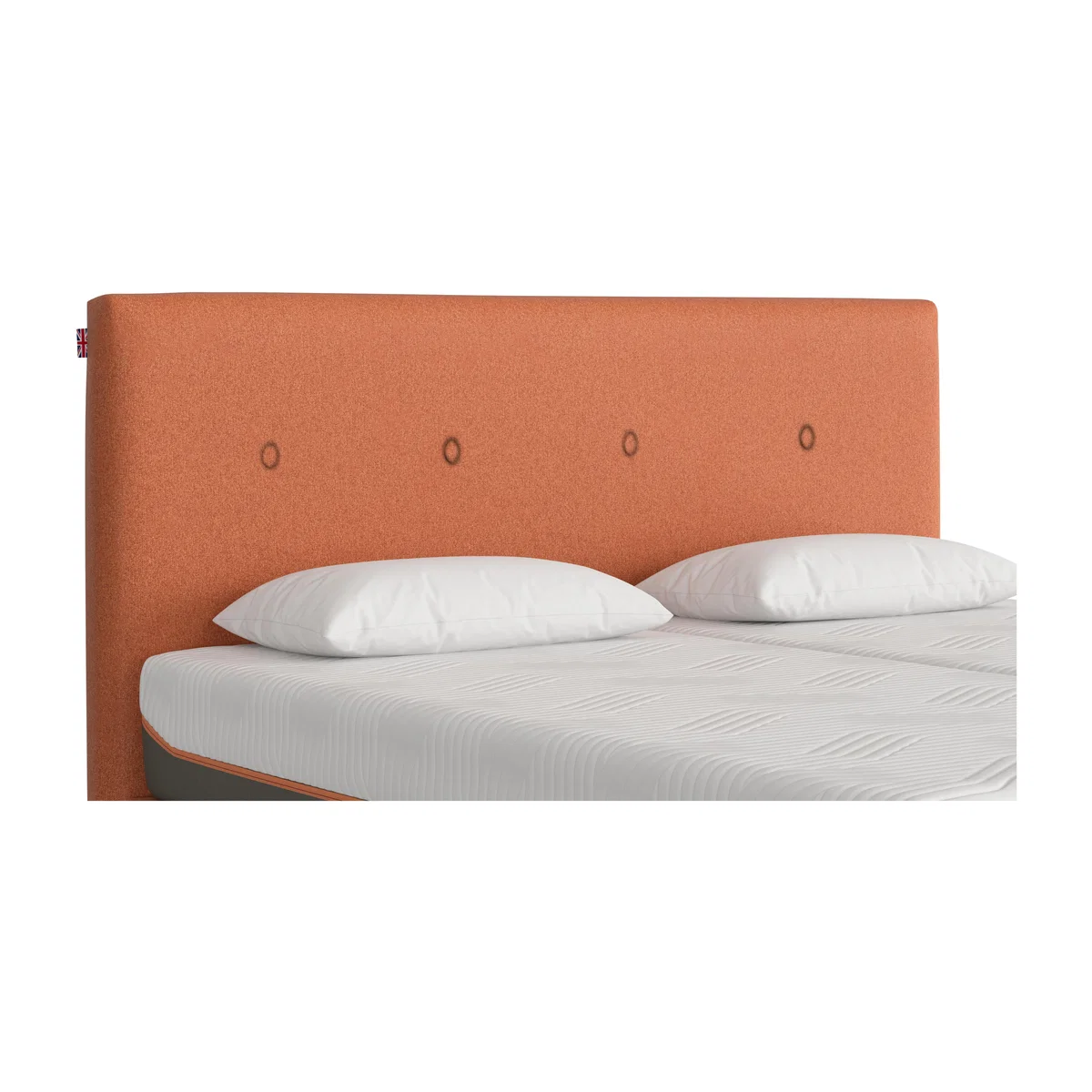 Malmo headboard - Small Double - Orange – image 1