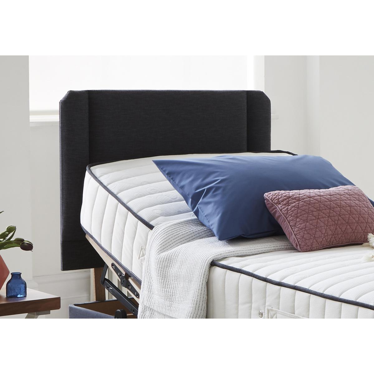 Mi Bed - Oakmere Strutted Headboard - Small Double - Grey – image 2