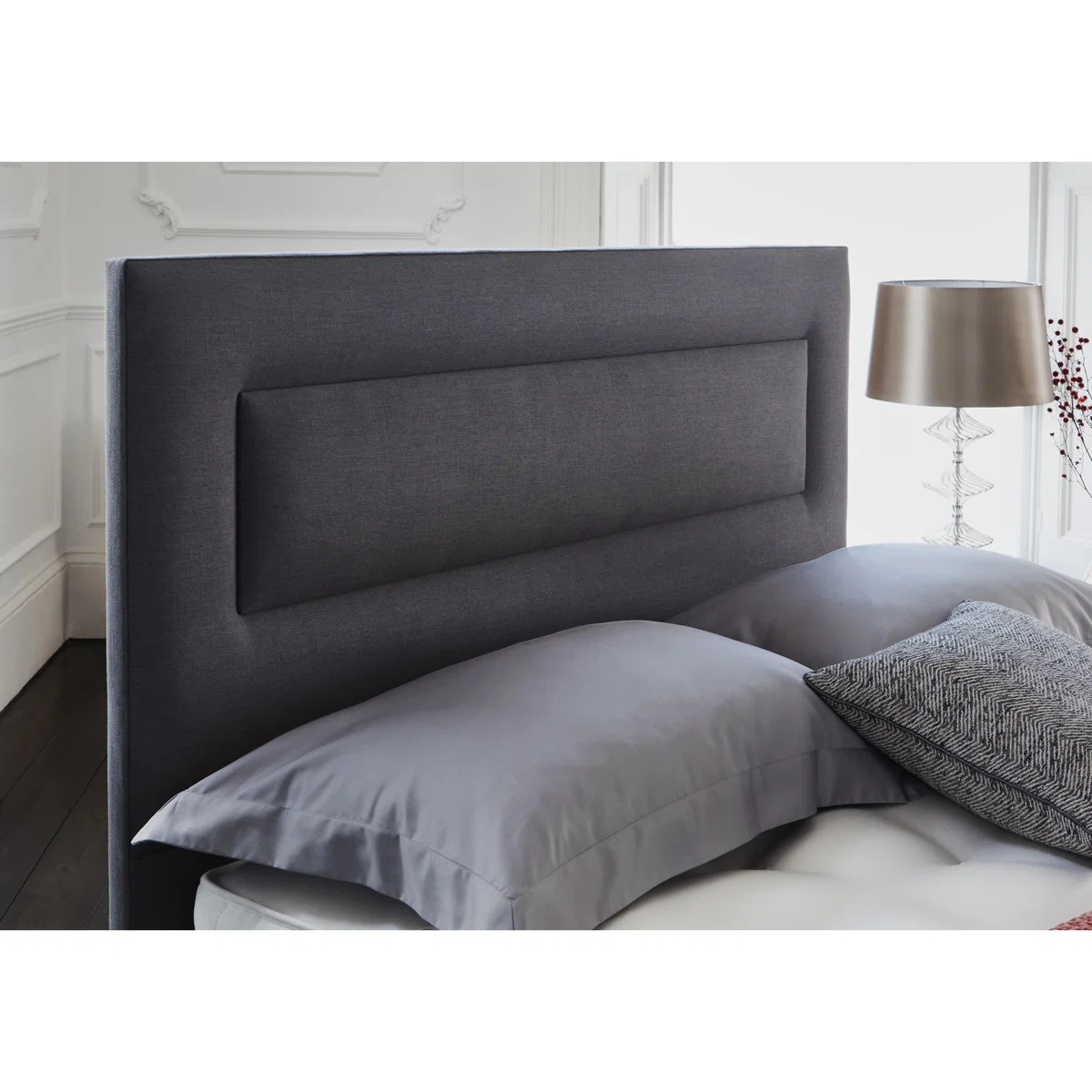 Vispring - Enyo Floor Standing Headboard - Double - Pink – image 5