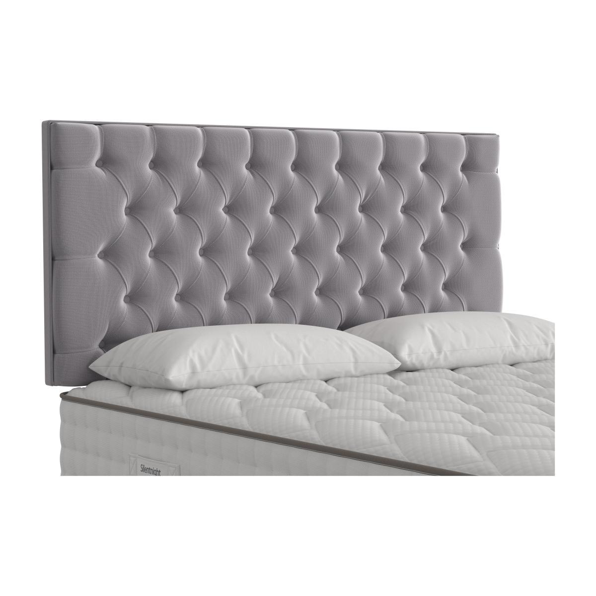 Flora Strutted Headboard - Double - Grey – image 1