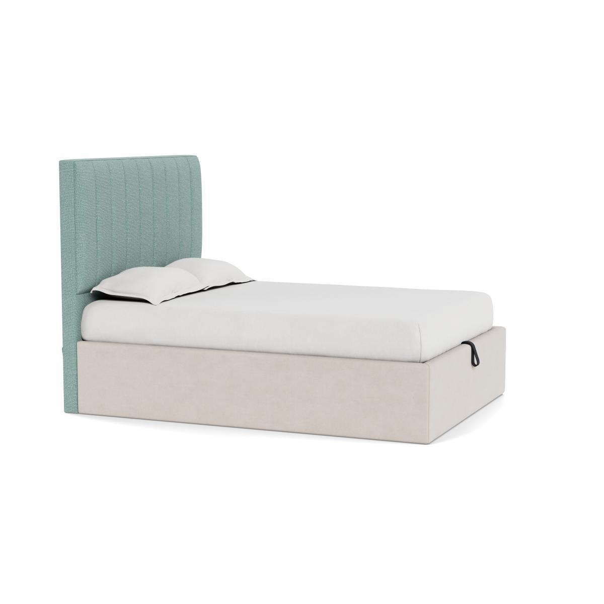 Heal's Retta Headboard (Lift Storage) Double Tejo Recycled Teal - Heal's UK Furniture – image 2