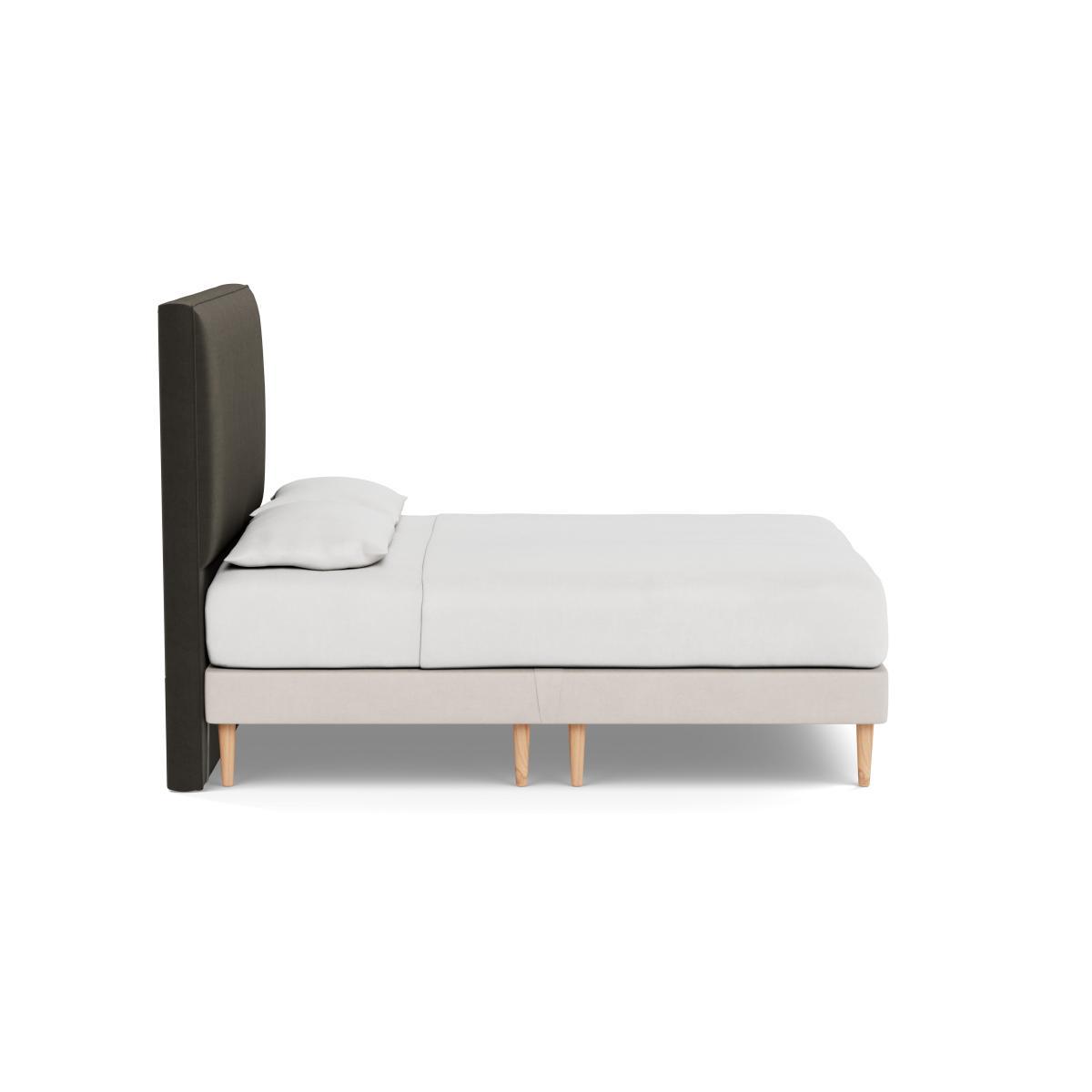 Heal's Newman Headboard Double Velvet Charcoal - Heal's UK Furniture – image 3