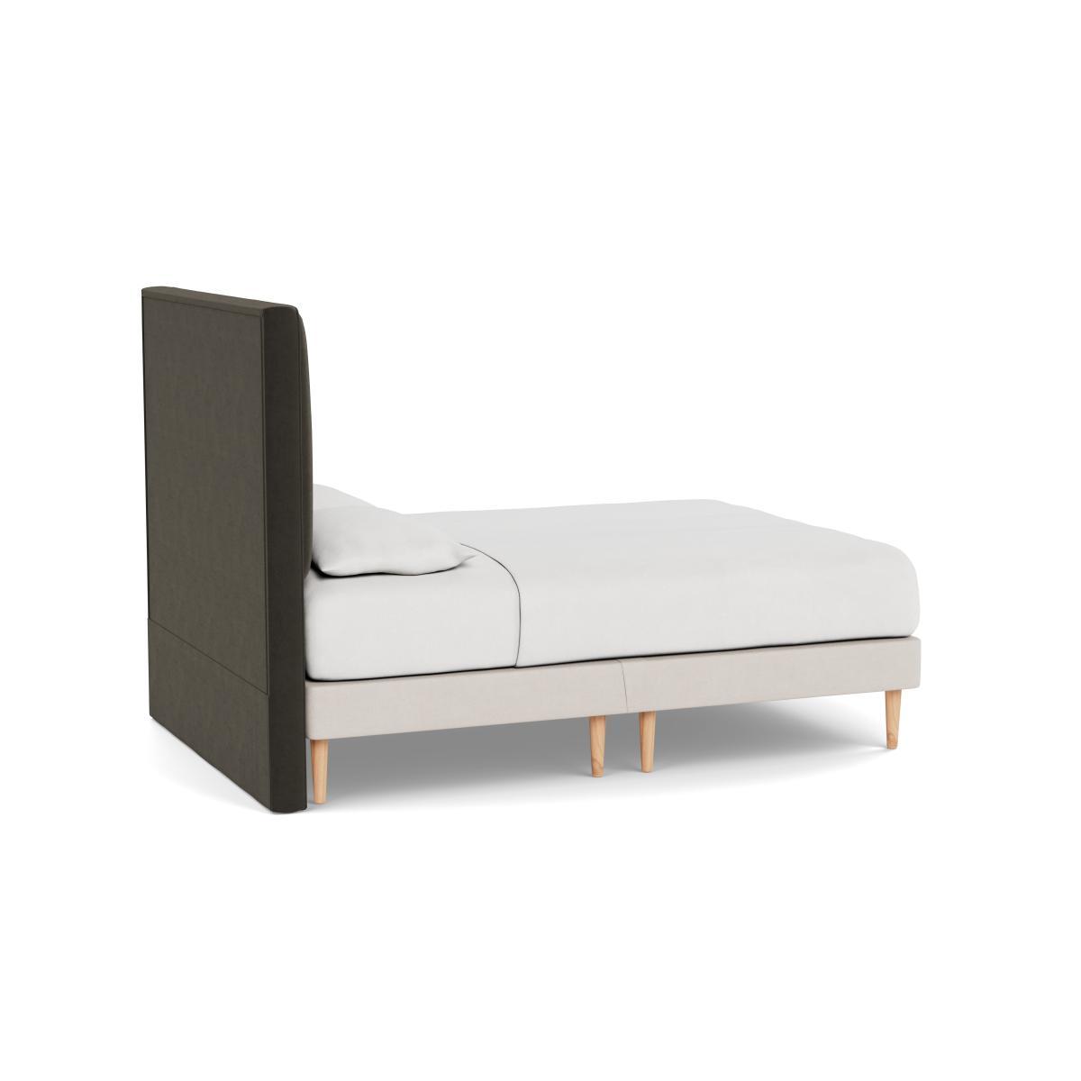 Heal's Newman Headboard Double Velvet Charcoal - Heal's UK Furniture – image 4