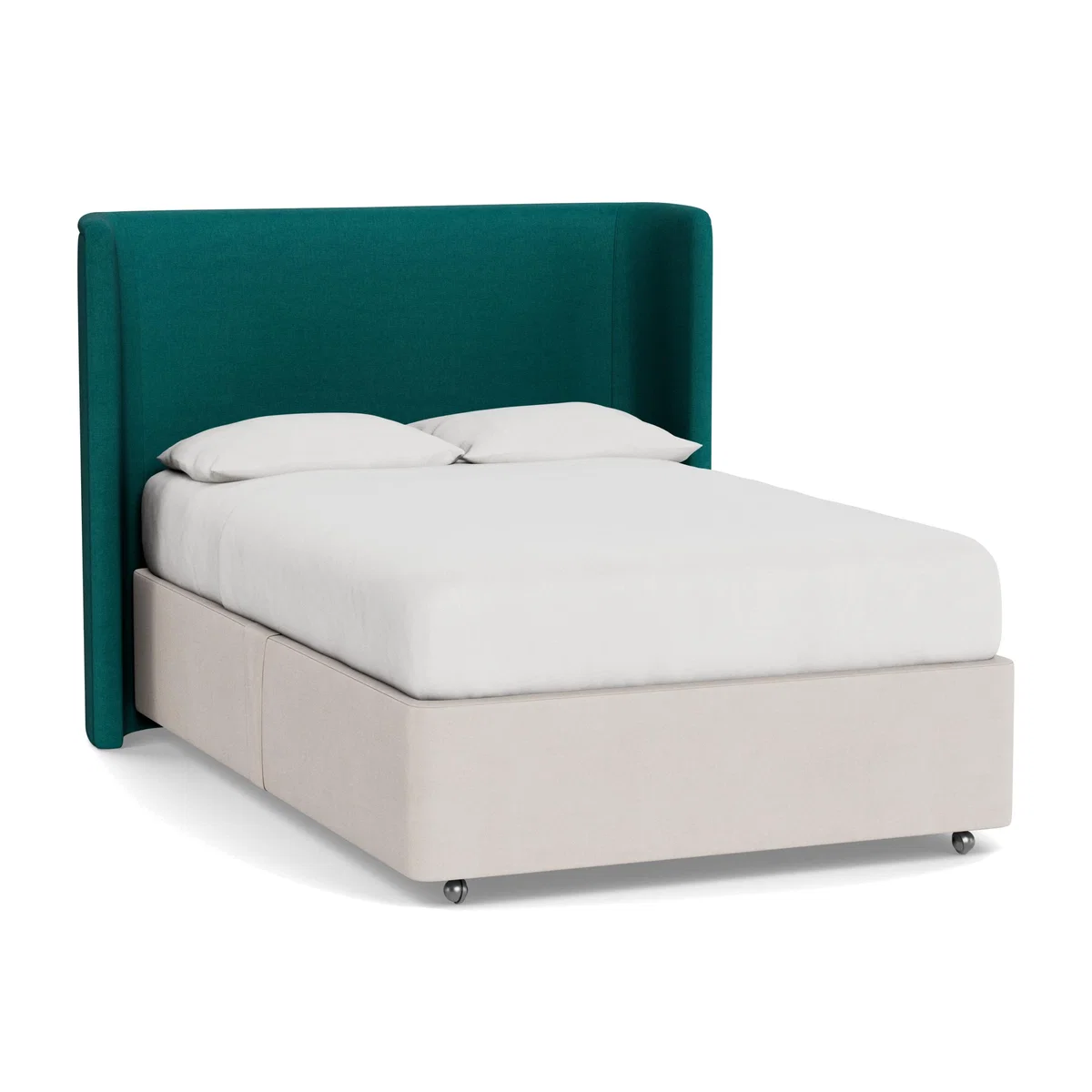 Heal's Monroe Headboard Double Brushed Cotton Pine - Heal's UK Furniture – image 1