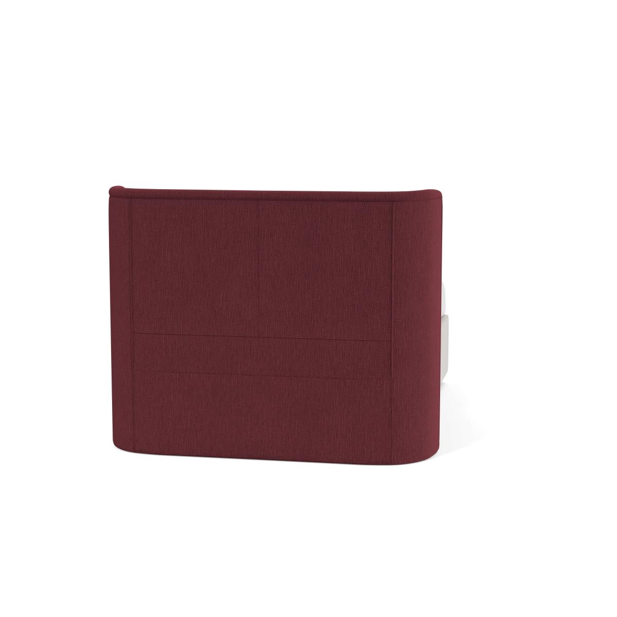 Heal's Monroe Headboard (Lift Storage) Double Smart Linen Mix Maroon - Heal's UK Furniture – image 5