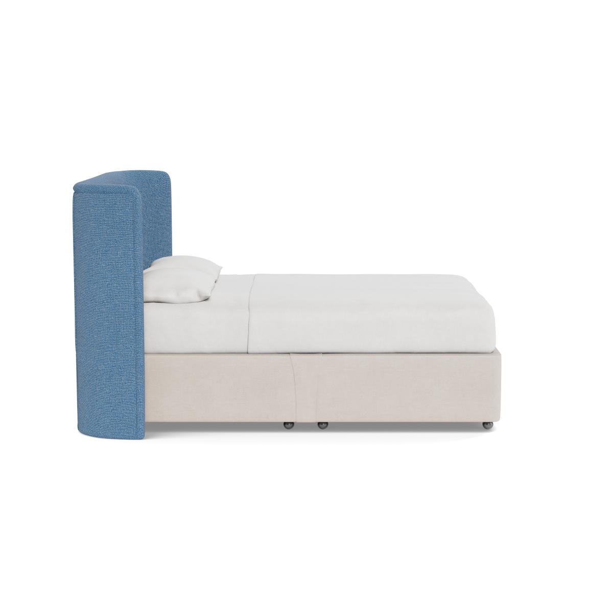 Heal's Monroe Headboard (Lift Storage) Double Tejo Recycled Cobalt - Heal's UK Furniture – image 3
