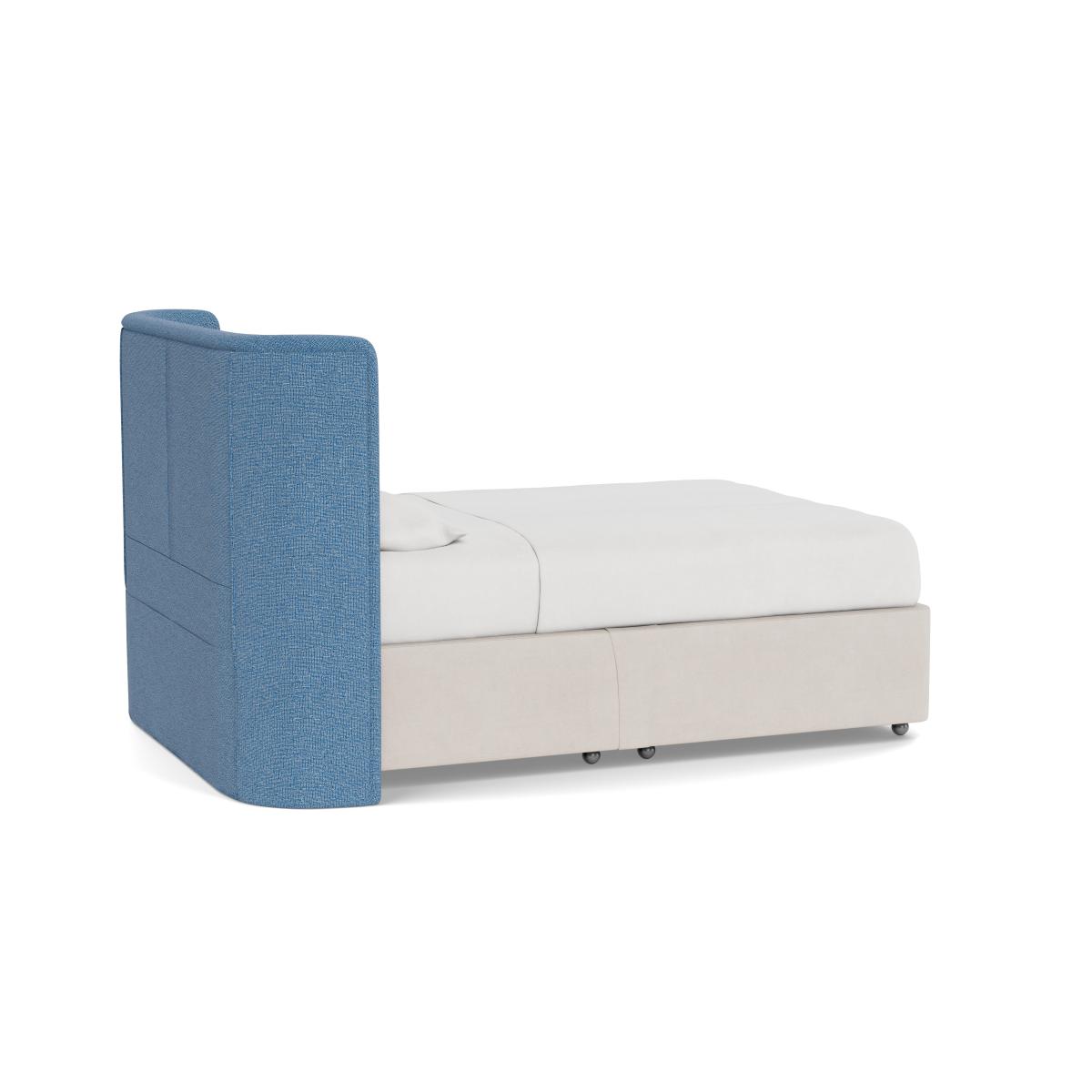 Heal's Monroe Headboard (Lift Storage) Double Tejo Recycled Cobalt - Heal's UK Furniture – image 4