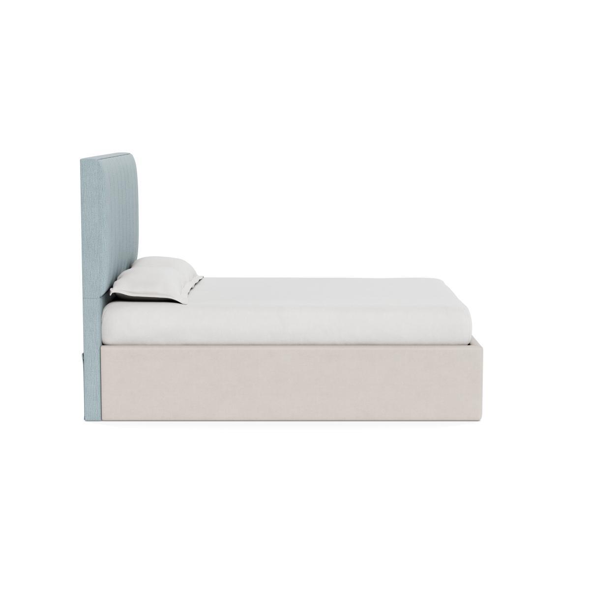 Heal's Retta Headboard Double Smart Linen Mix Duck Egg - Heal's UK Furniture – image 3