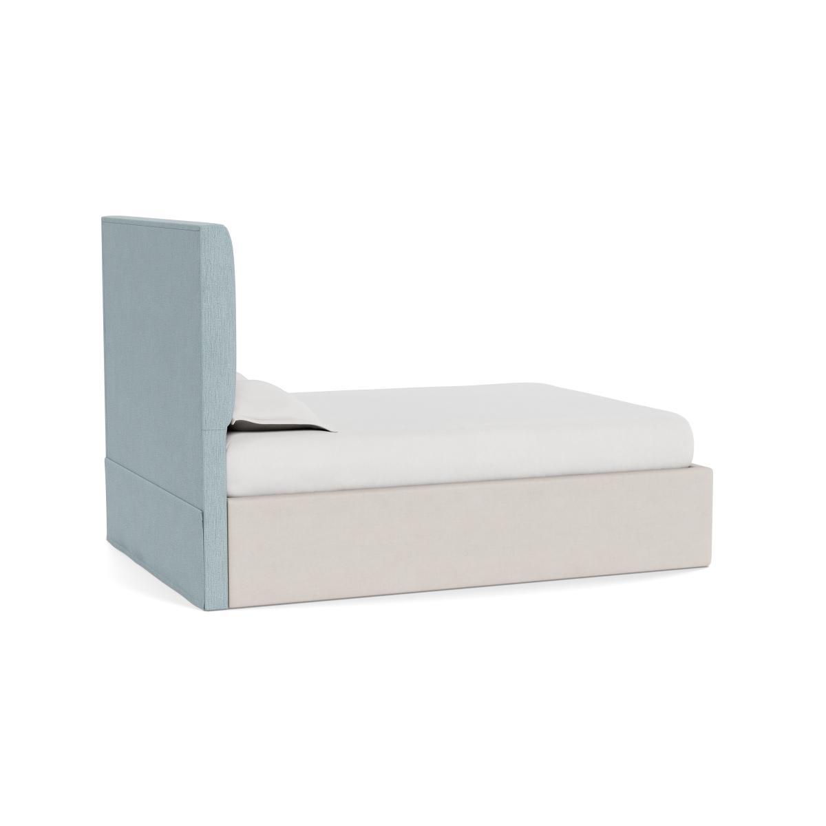 Heal's Retta Headboard Double Smart Linen Mix Duck Egg - Heal's UK Furniture – image 4