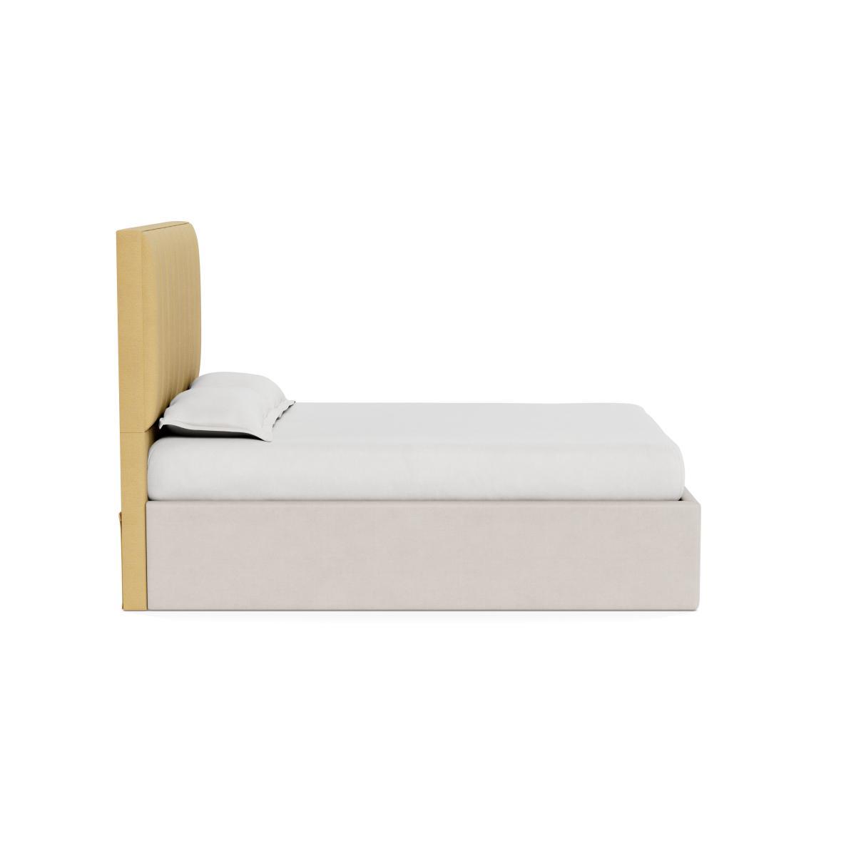 Heal's Retta Headboard Double Tejo Recycled Ochre - Heal's UK Furniture – image 3
