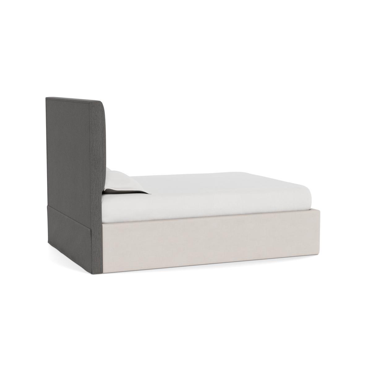 Heal's Retta Headboard Double Smart Linen Mix Grey - Heal's UK Furniture – image 4