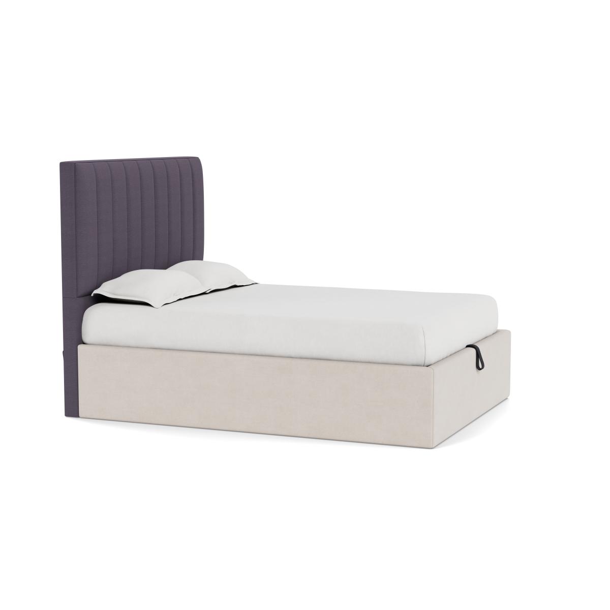 Heal's Retta Headboard (Lift Storage) Double Linen Mix Shadow - Heal's UK Furniture – image 2