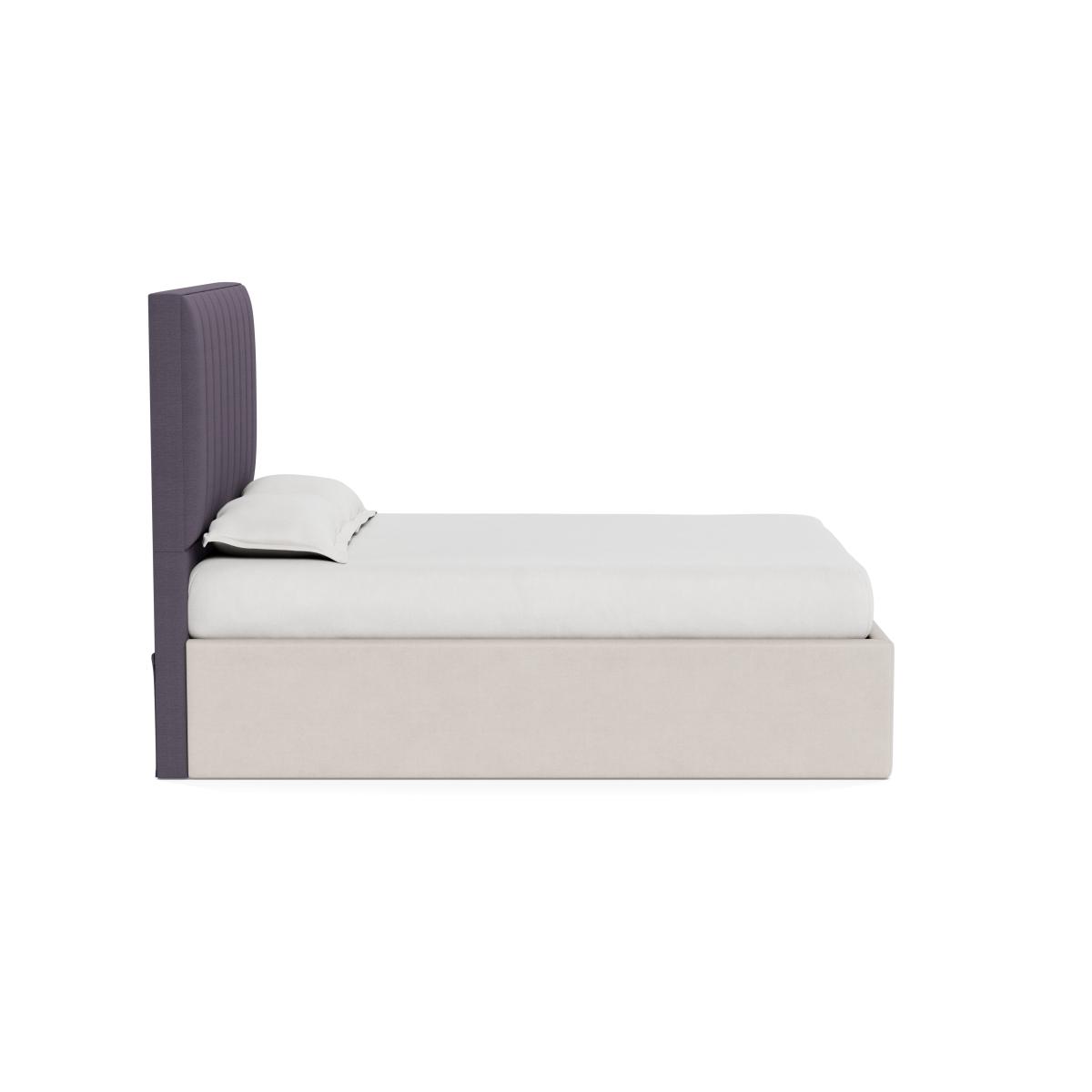 Heal's Retta Headboard (Lift Storage) Double Linen Mix Shadow - Heal's UK Furniture – image 3