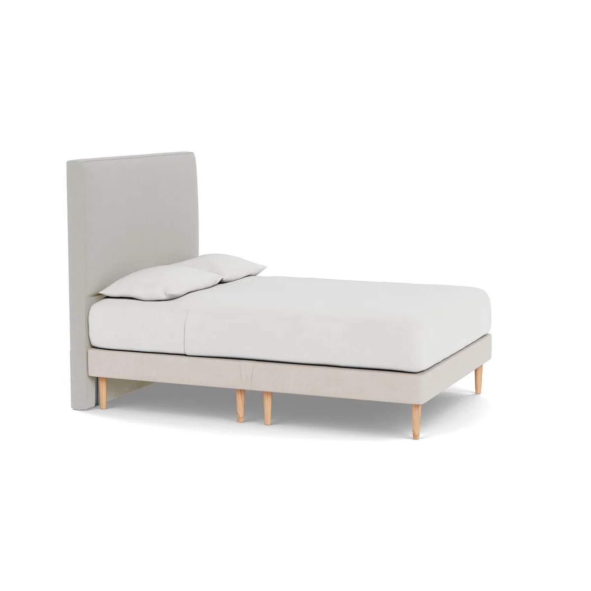 Heal's Newman Headboard (Lift Storage) Double Capelo LinenCotton Sea Salt - Heal's UK Furniture – image 2