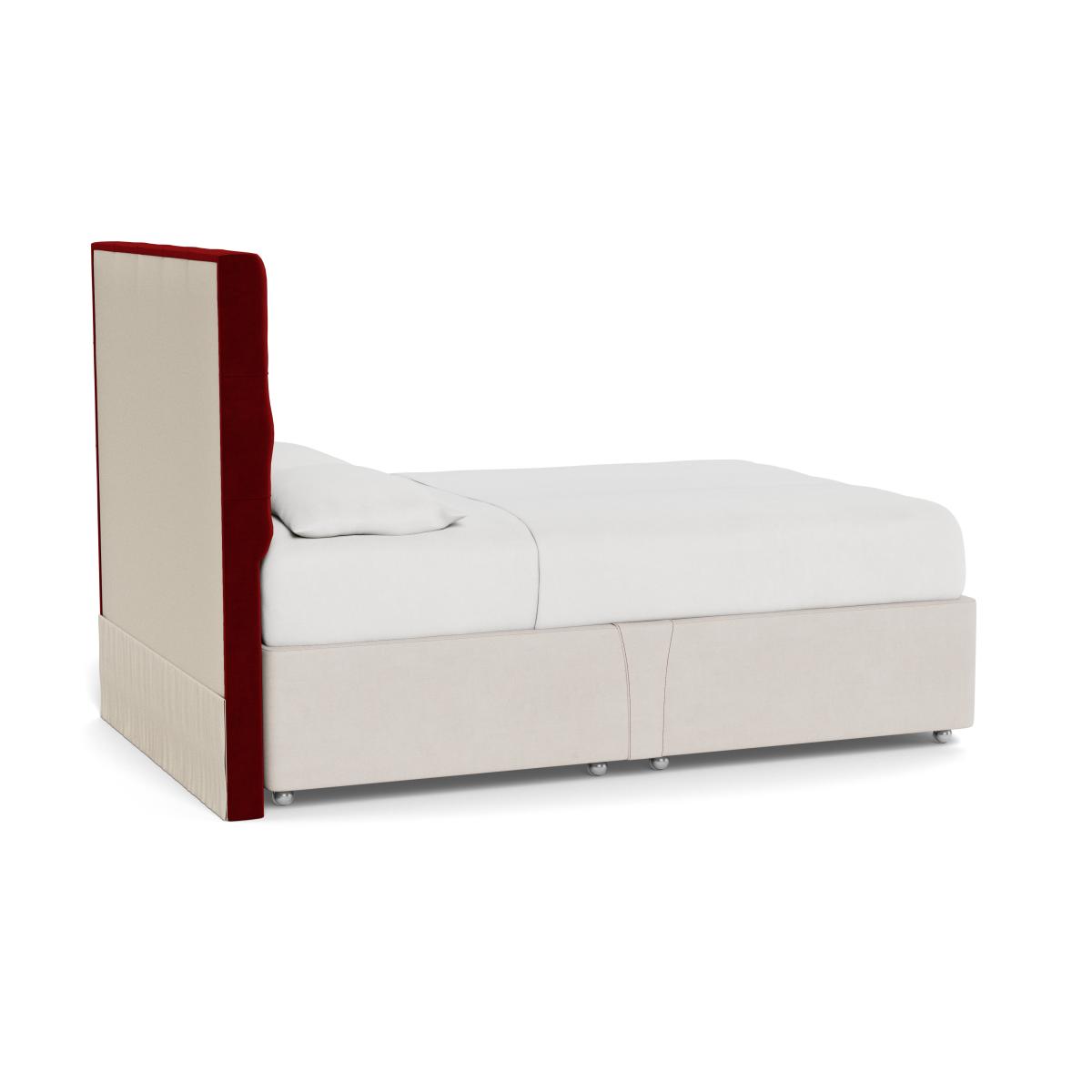 Heal's Balmoral Headboard (Lift Storage) Double Smart Luxe Velvet Mulberry - Heal's UK Furniture – image 4