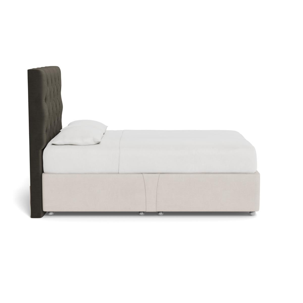 Heal's Balmoral Headboard Double Velvet Charcoal - Heal's UK Furniture – image 3