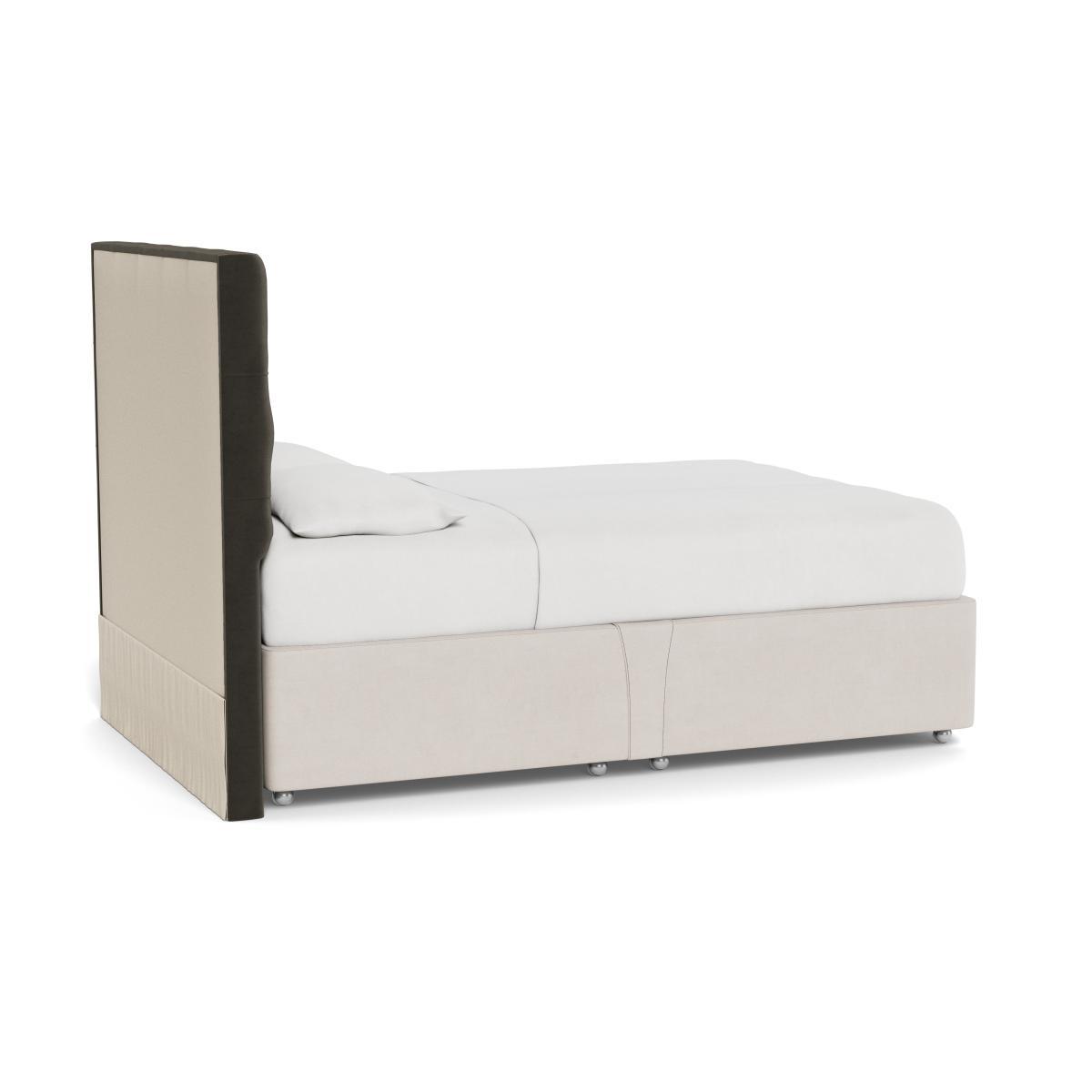 Heal's Balmoral Headboard Double Velvet Charcoal - Heal's UK Furniture – image 4