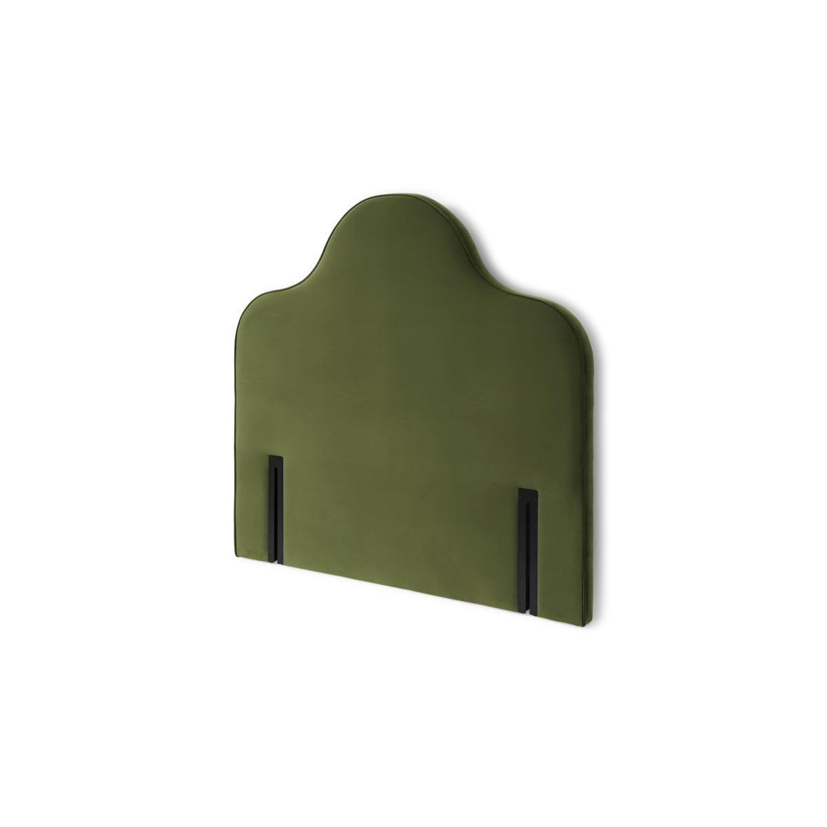 Letty Double Headboard, Fir Green Velvet – image 2
