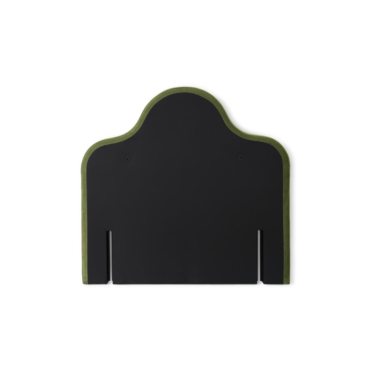 Letty Double Headboard, Fir Green Velvet – image 6