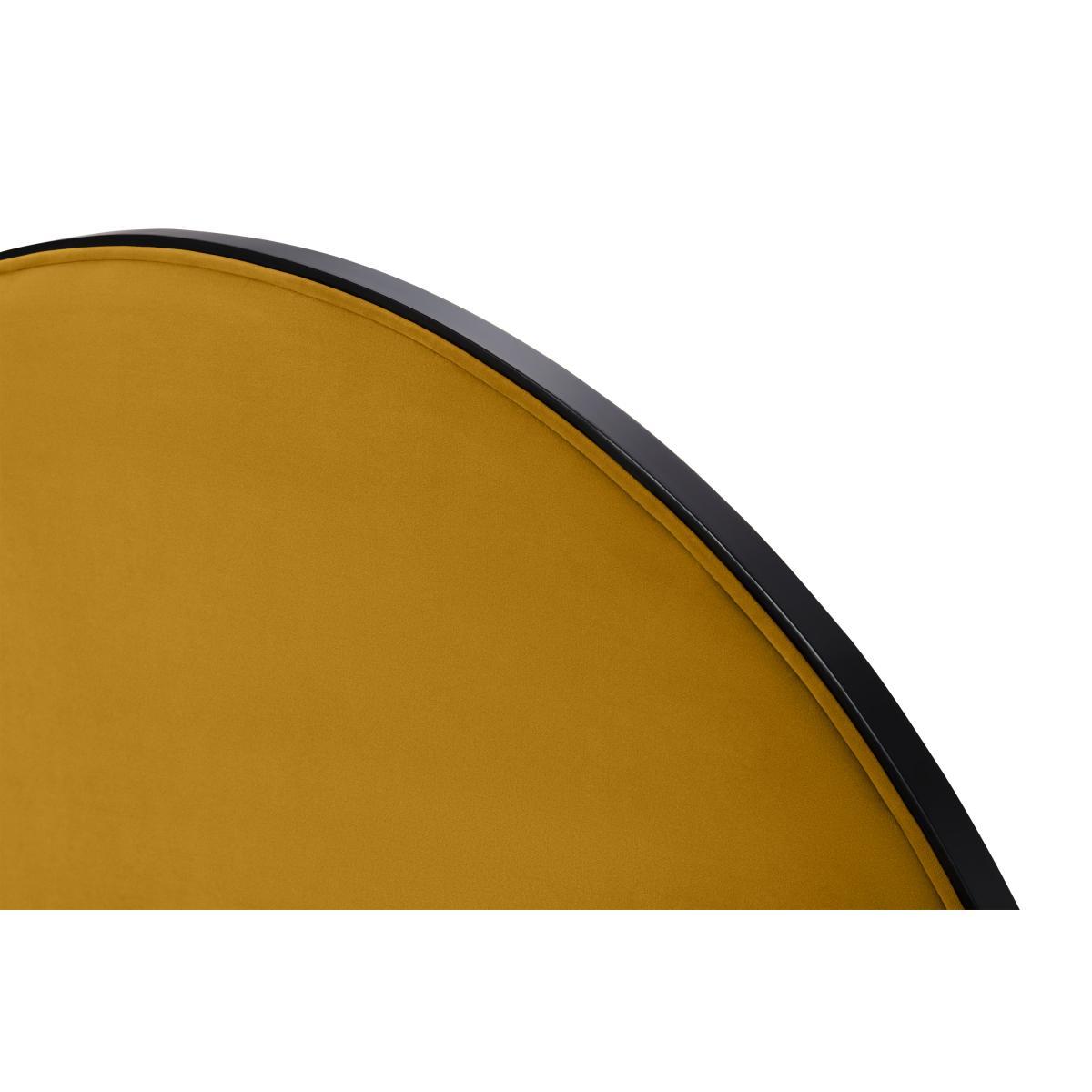 Fresia Double Headboard, Marigold Velvet – image 4