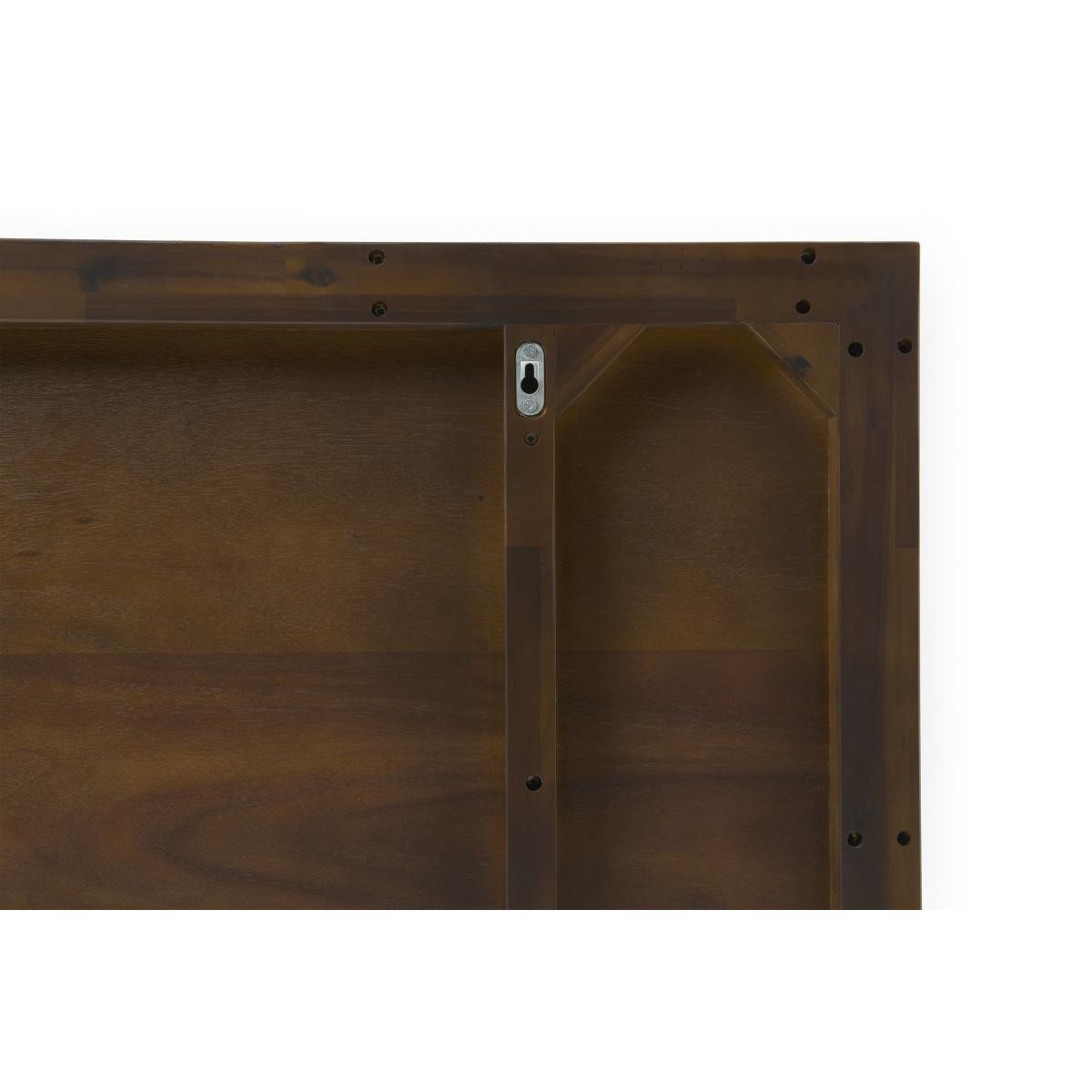 Anwick Double Headboard, Dark Stain Acacia – image 5
