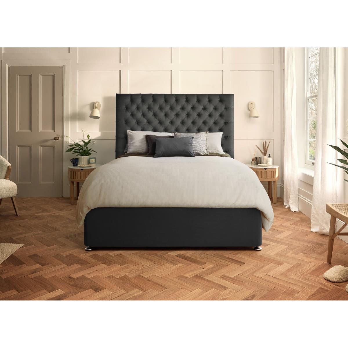 Silentnight Ambience Floor Standing Headboard - Double - 135cm - Premium Fabric – image 8