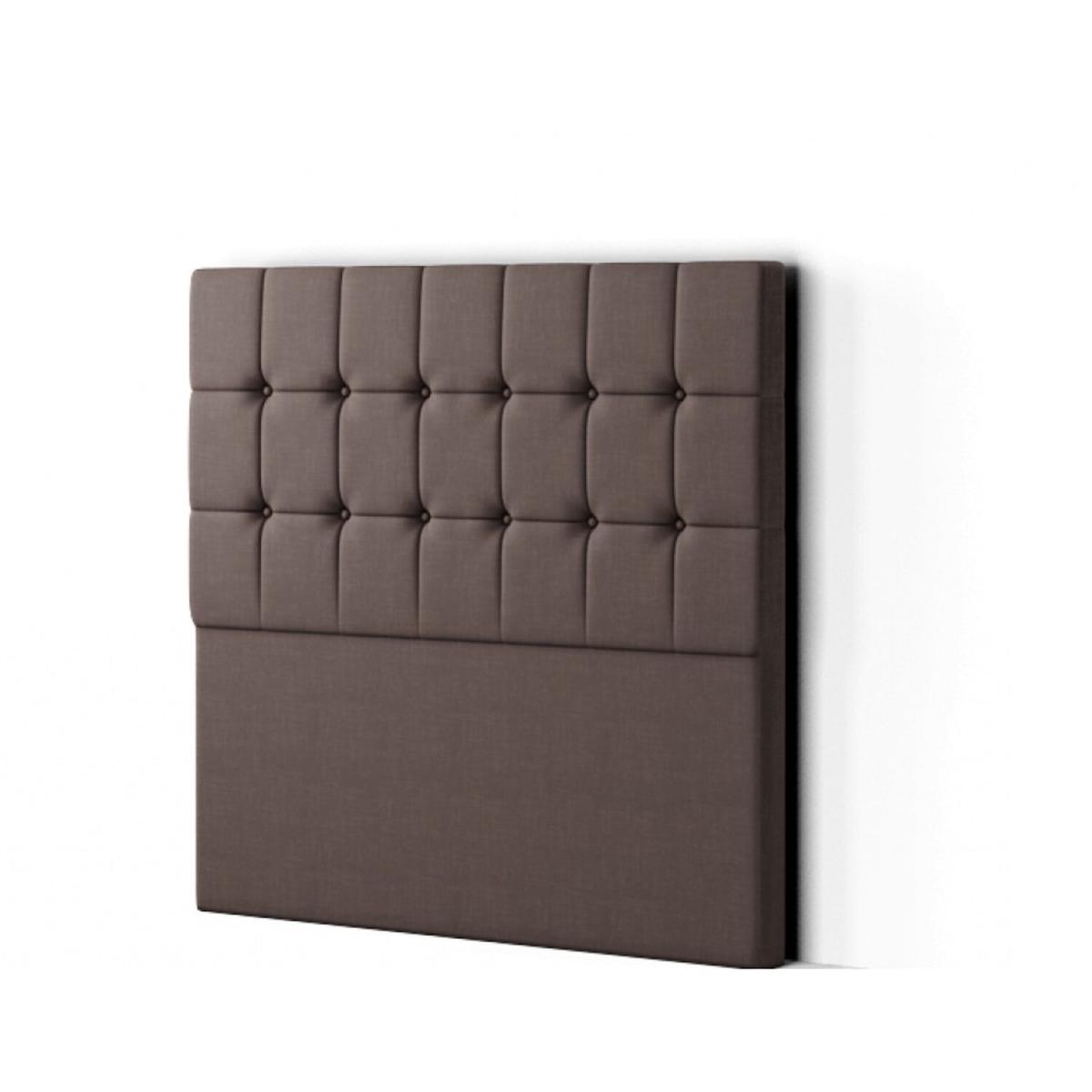 Venezia Headboard Floor Standing  Matching Buttons Malham Weave - Slate / Double – image 4