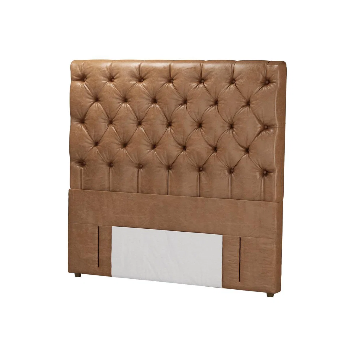 Standalone Rosalie 130cm Double Headboard in Tan Vintage Leather - sofa.com – image 1