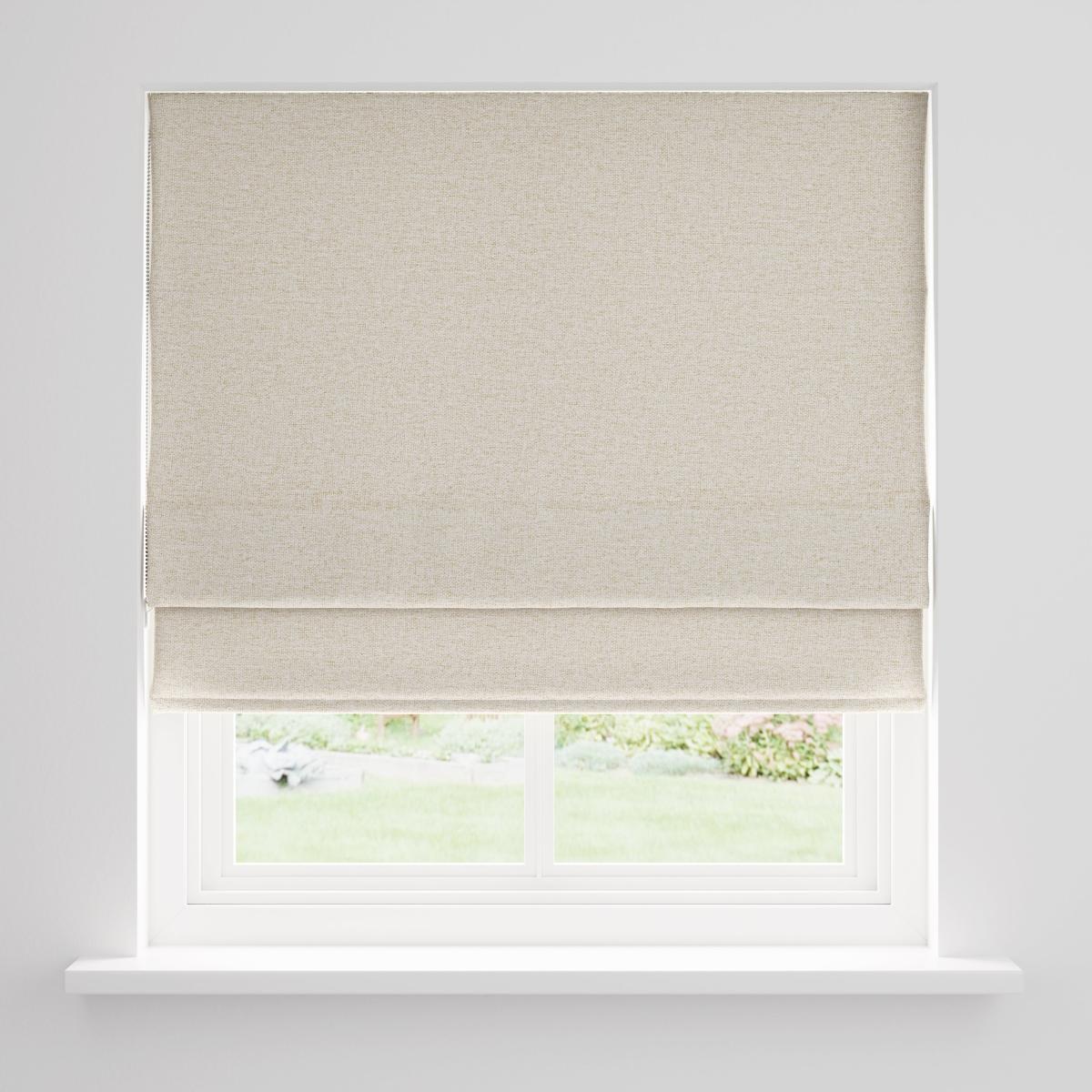 Luna Natural Fleece Thermal Roman Blind Natural – image 2