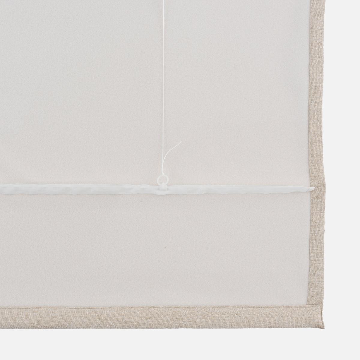 Luna Natural Fleece Thermal Roman Blind Natural – image 3