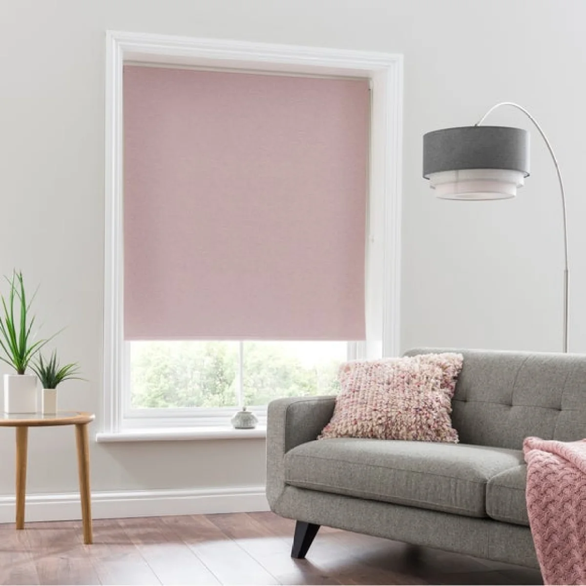 Luna Mid Grey Roller Blackout Blind Mid Grey – image 2