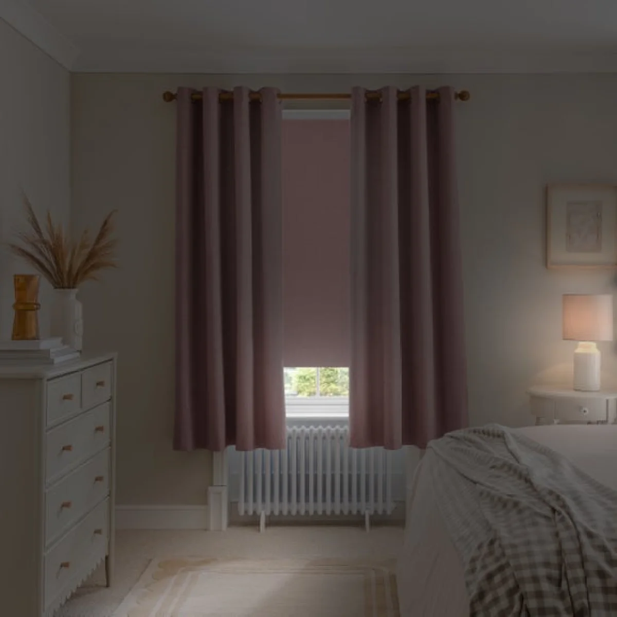 Luna Mid Grey Roller Blackout Blind Mid Grey – image 6
