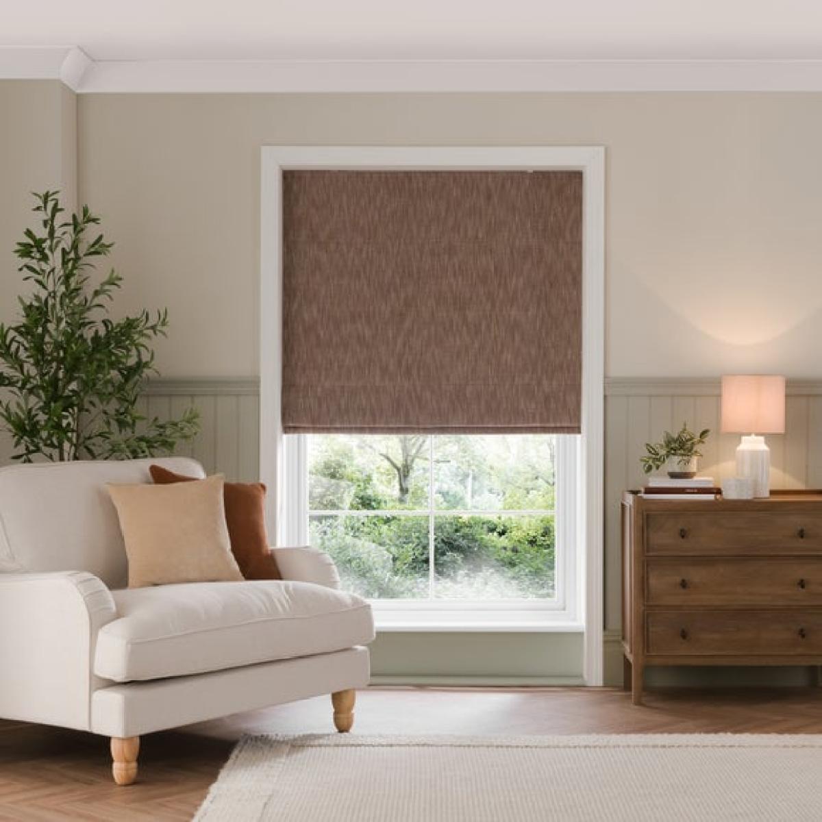 Ultimate Thermal Twill Roman Blind – image 1