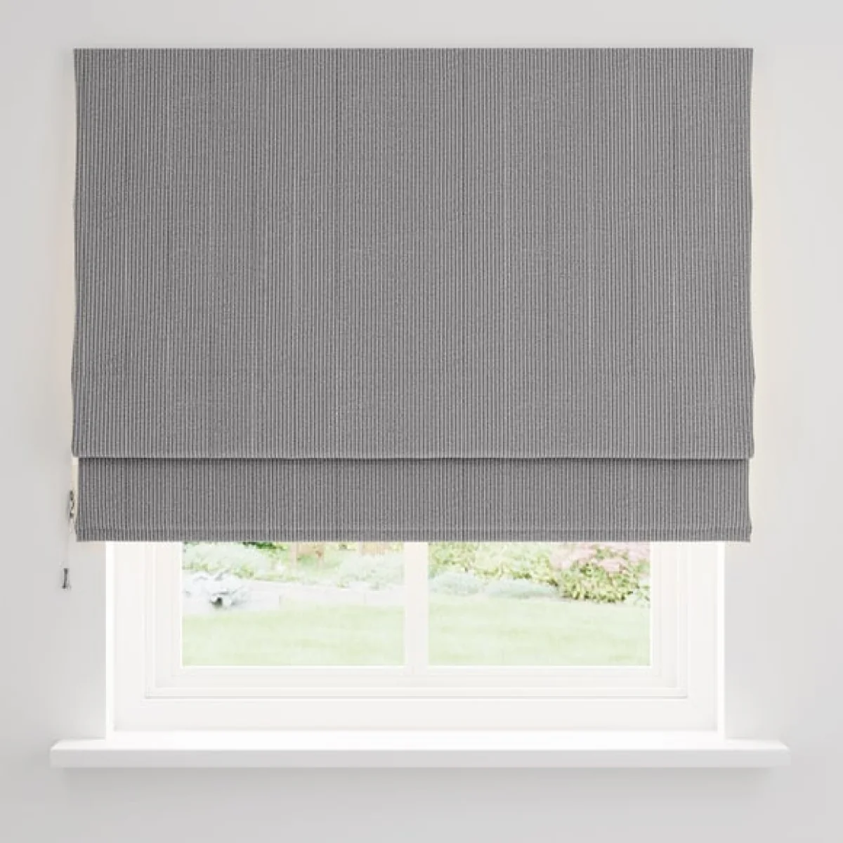Corded Textured Navy Roman Blind Navy (Blue) – image 5