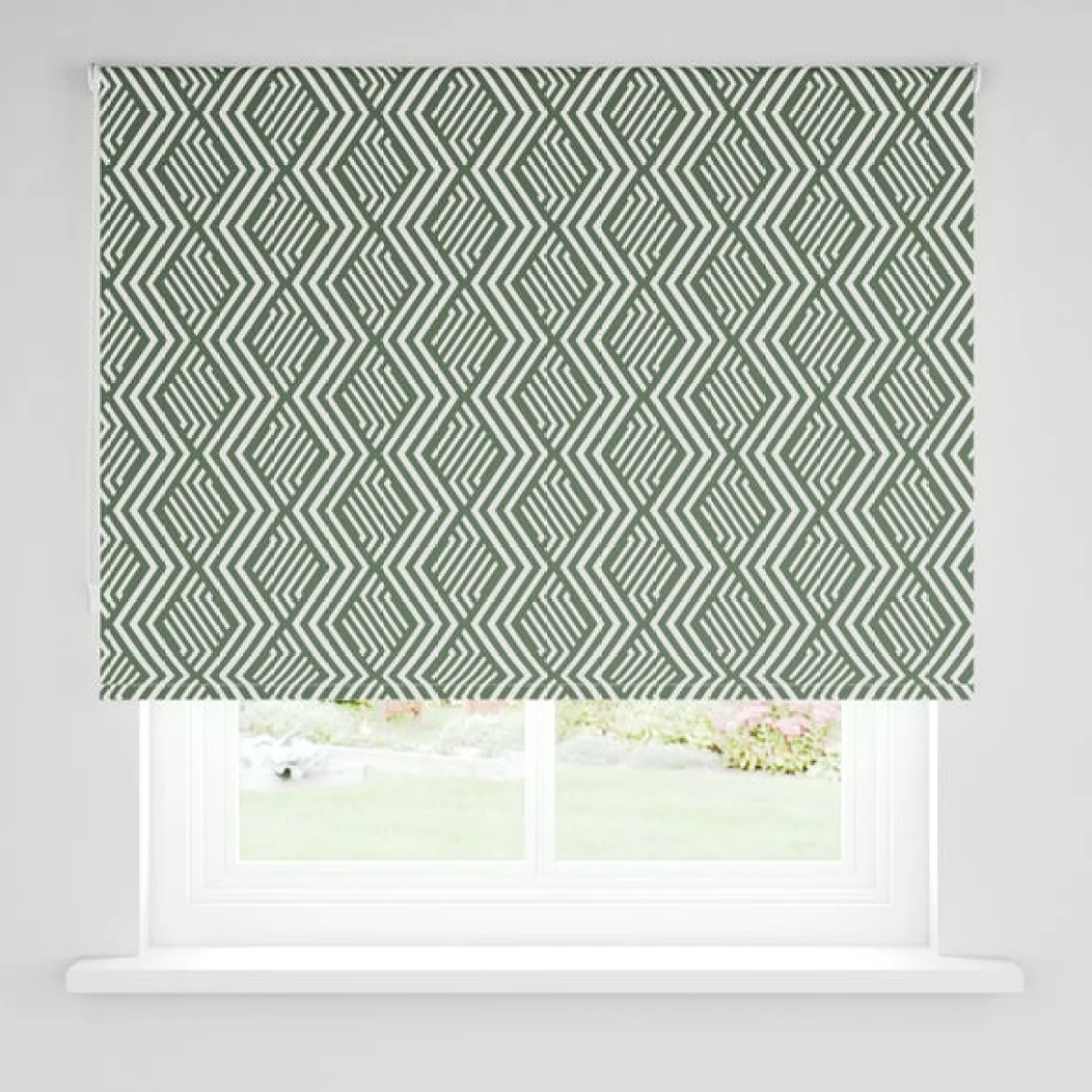 Geo Print Blackout Moisture Resistant Roller Blind – image 3