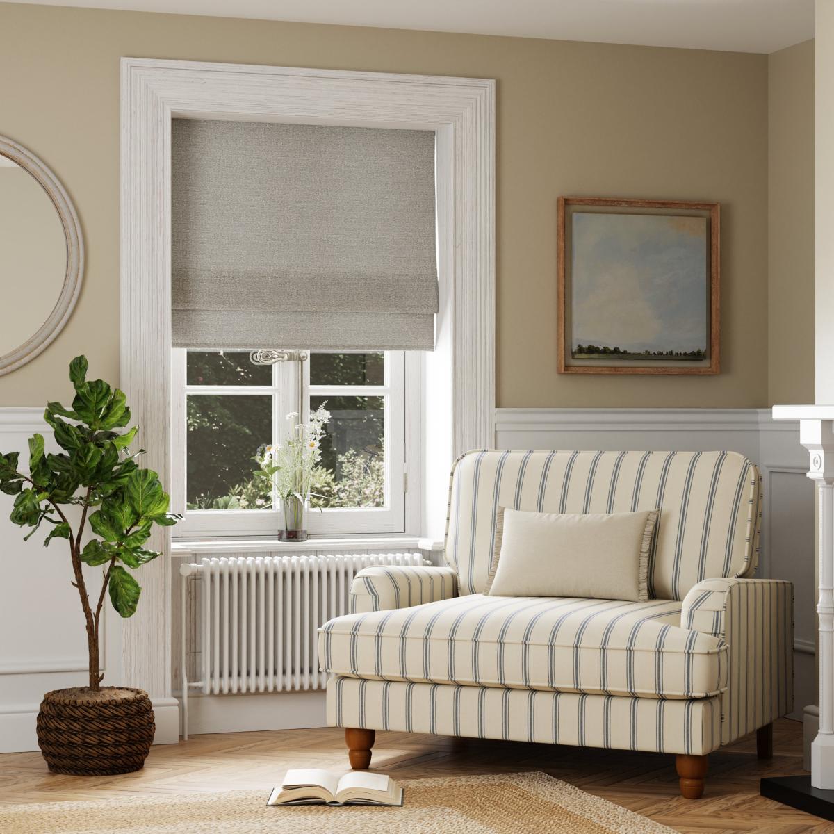 Churchgate Woodhouse Boucle Roman Blind – image 1