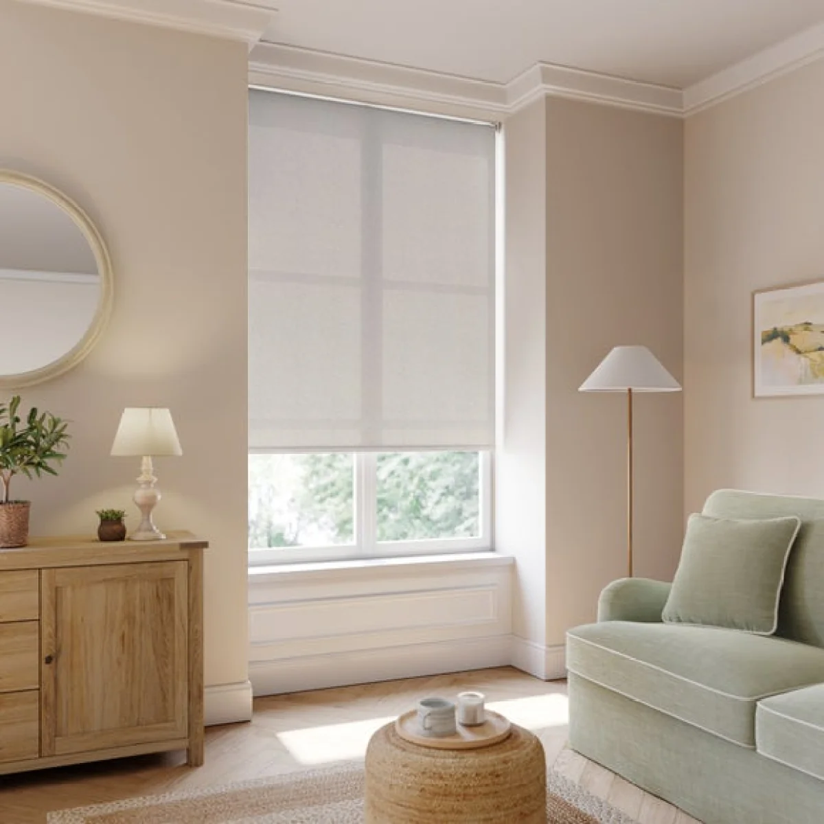Whitwick Fire Retardant Daylight Made to Measure Roller Blind – image 3