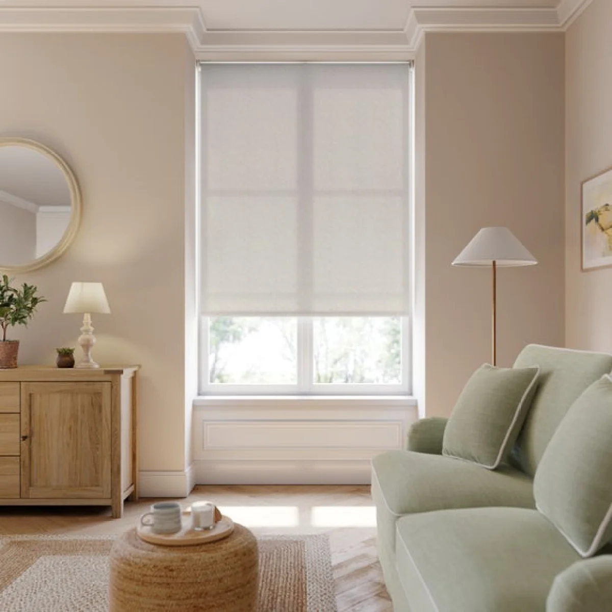 Whitwick Fire Retardant Daylight Made to Measure Roller Blind – image 1