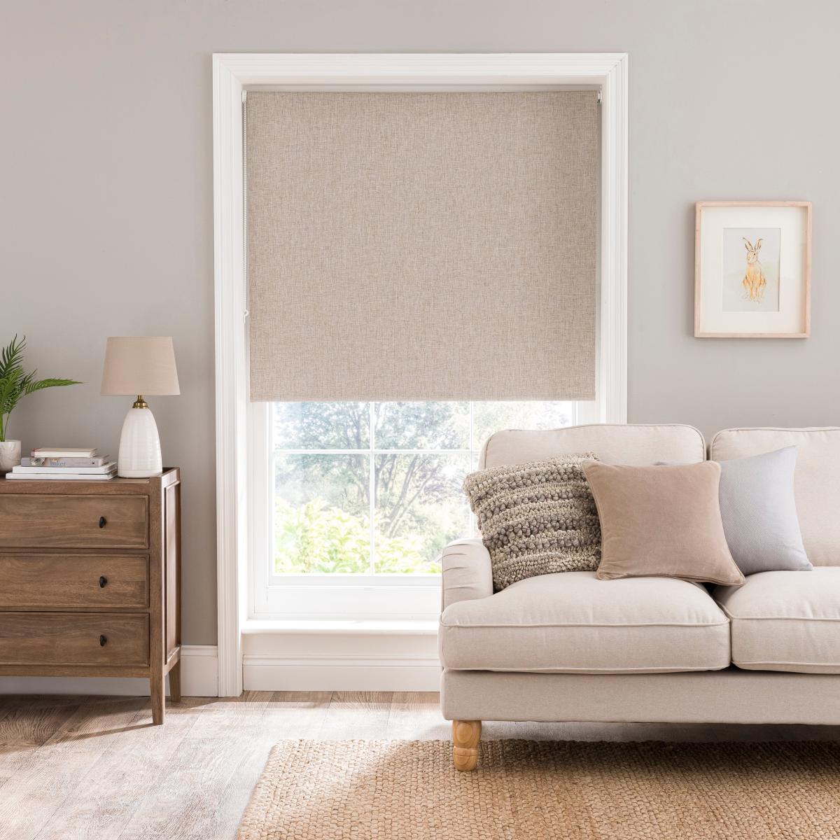 Walcot Natural Blackout Roller Blind Natural – image 2
