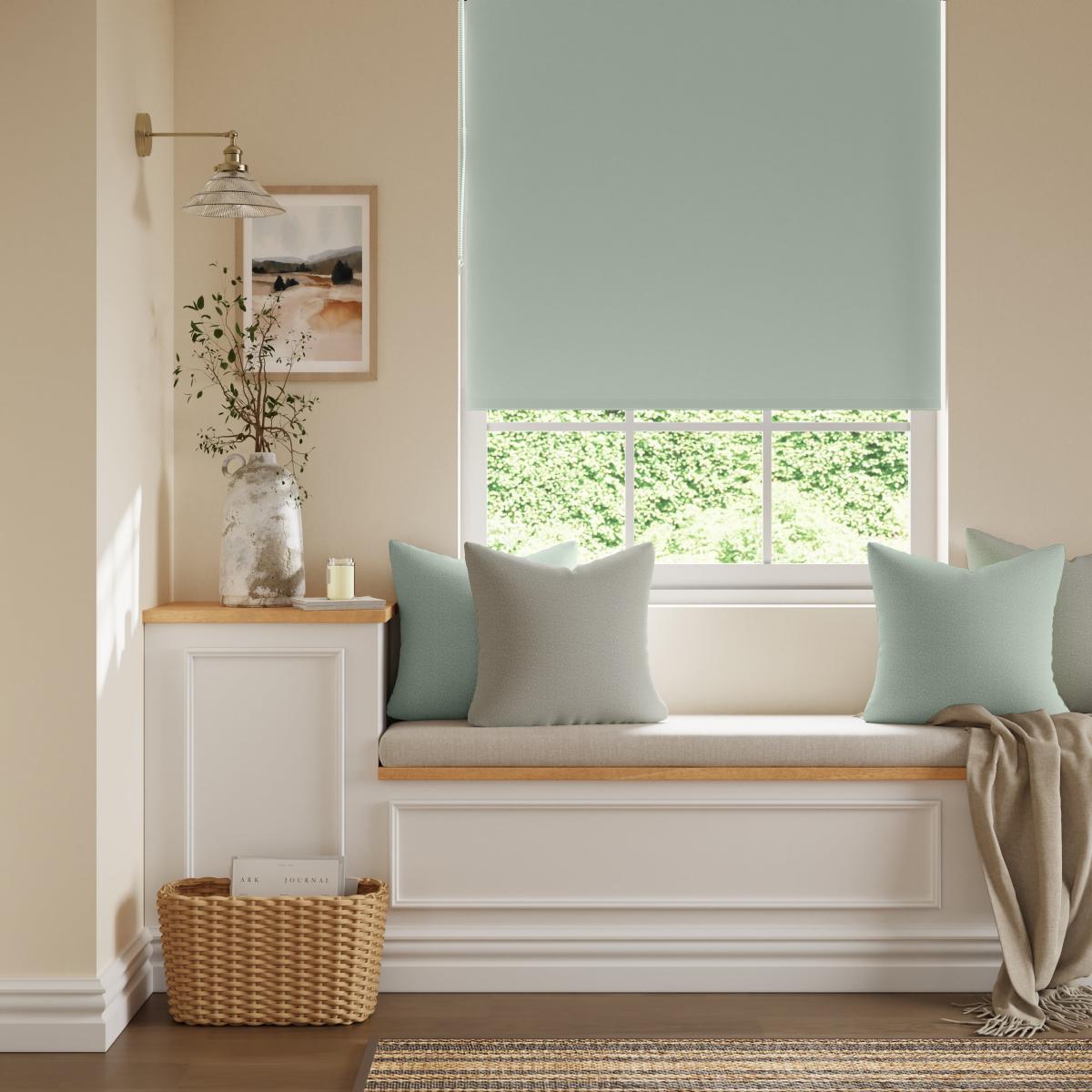 Lilac Blackout Roller Blind Lilac – image 6