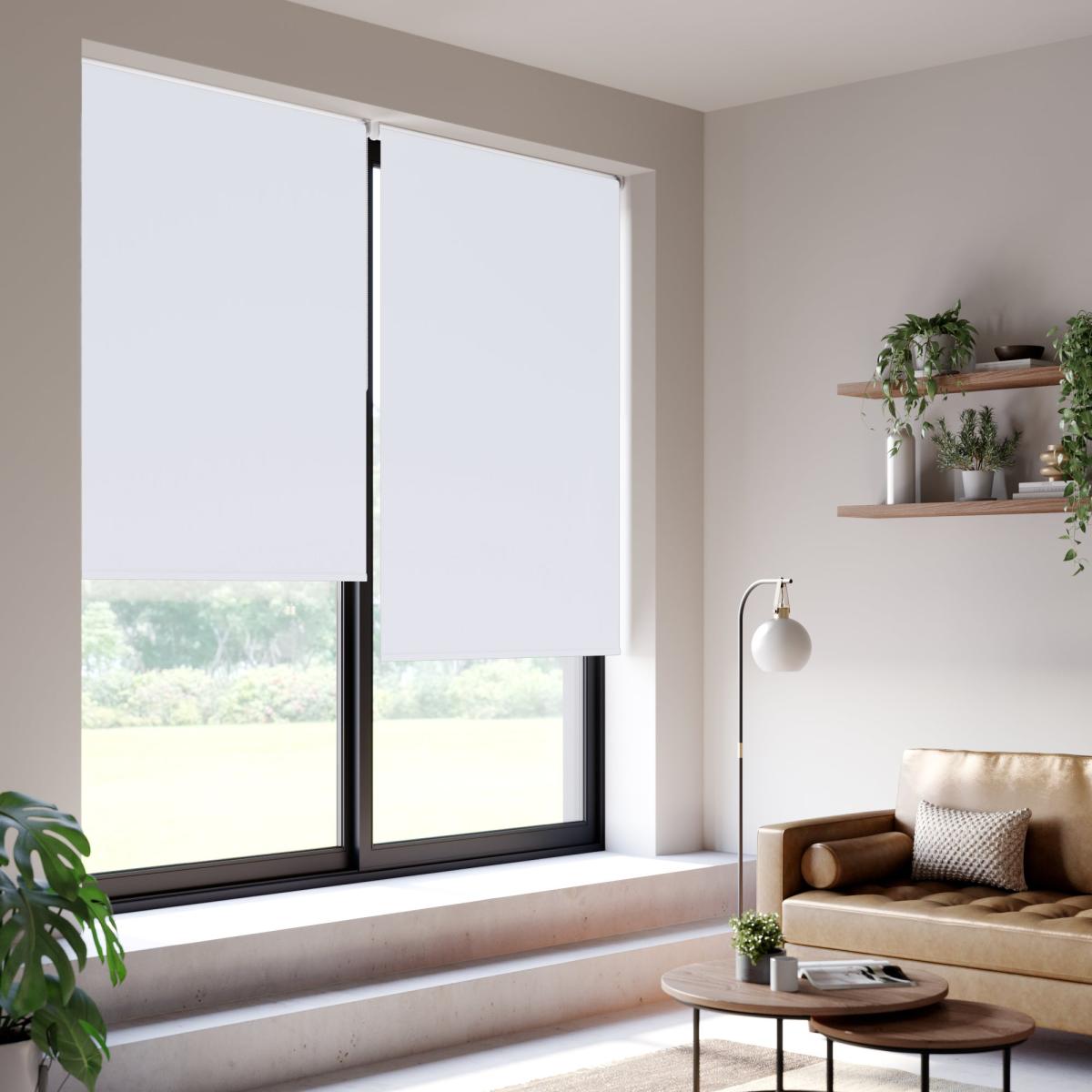 Maison Blackout Made to Measure Roller Blind White – image 3