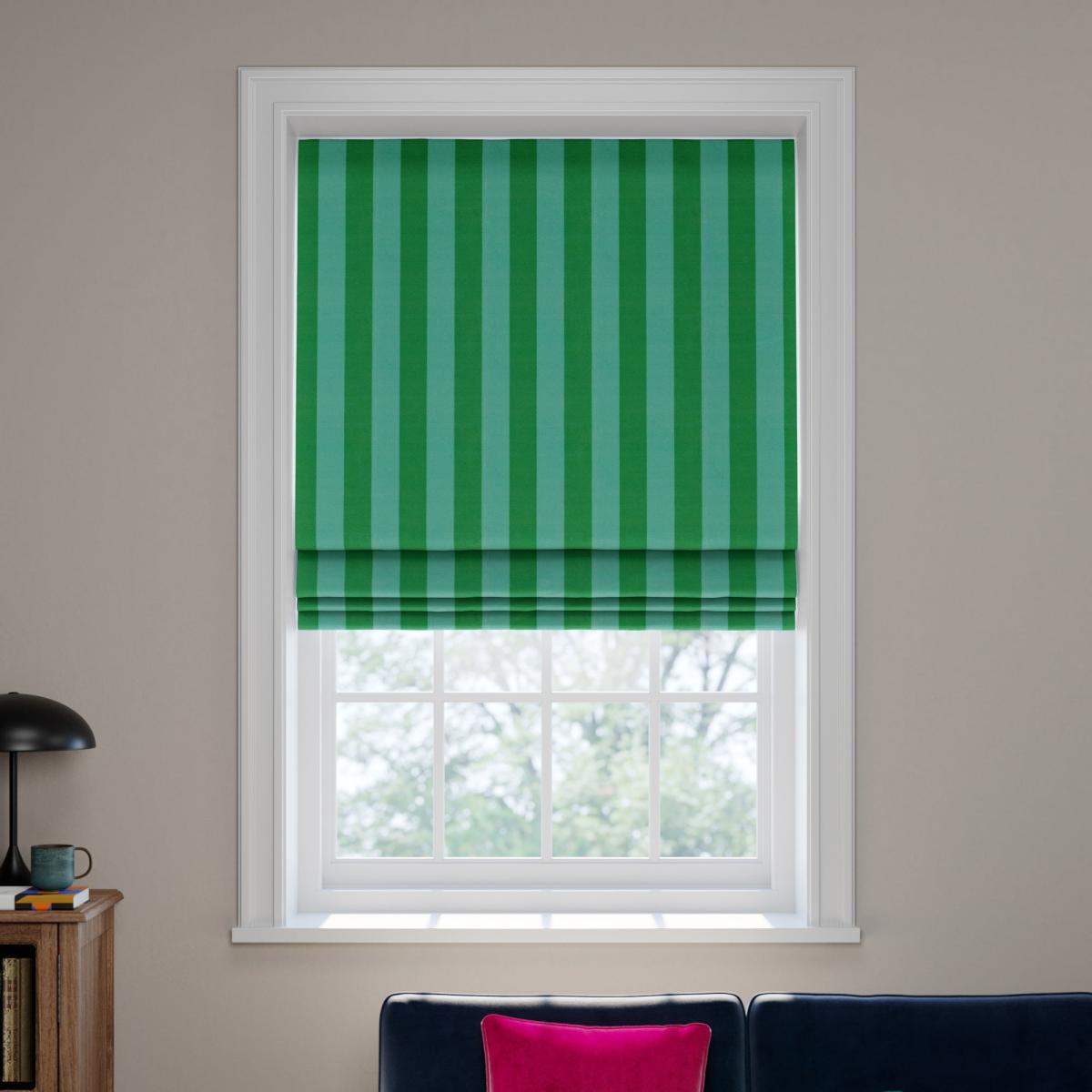 Elements Stripe 100% Cotton Made to Measure Roman Blind – image 3