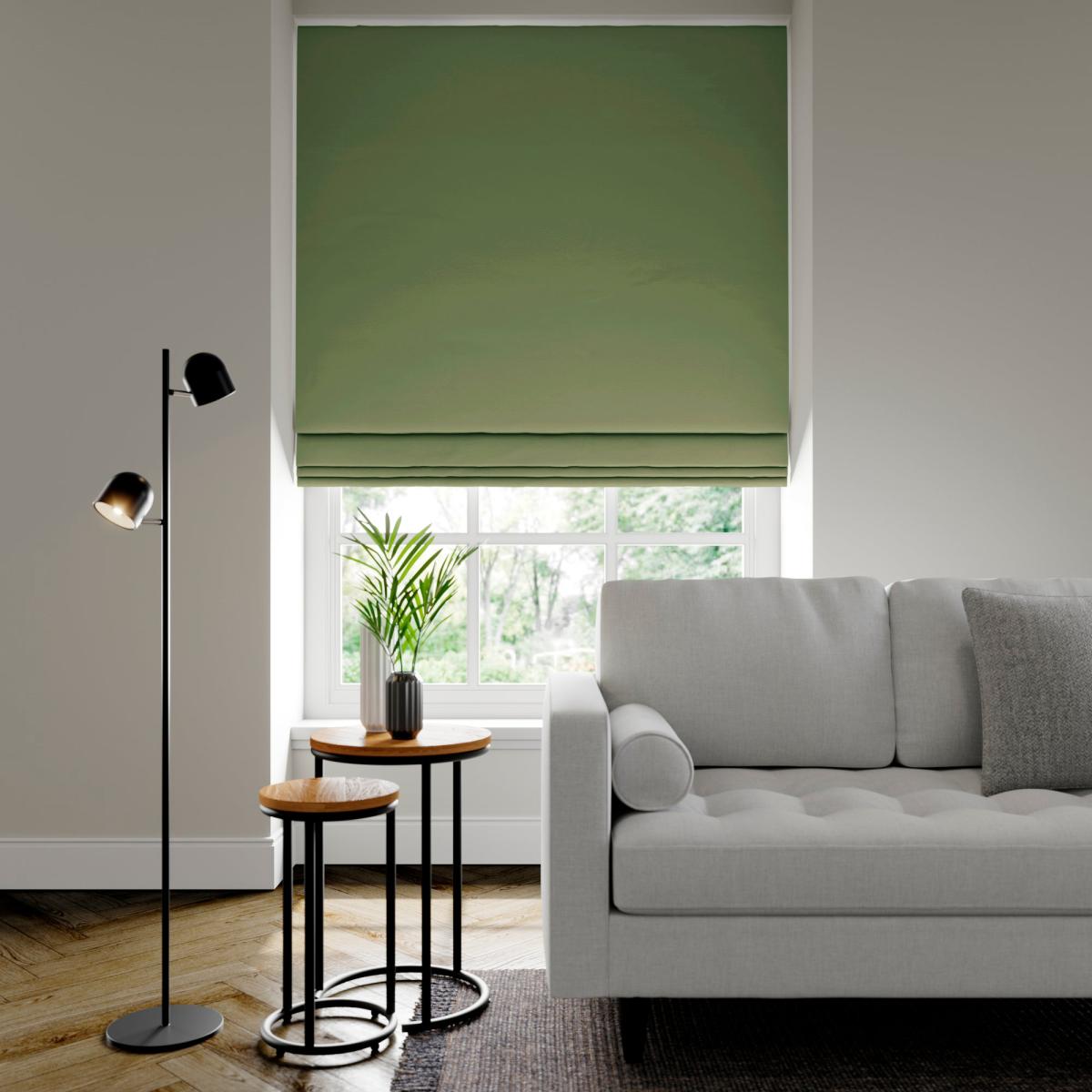 Panama Plain Made to Measure Roman Blind Panama_Cedar – image 1