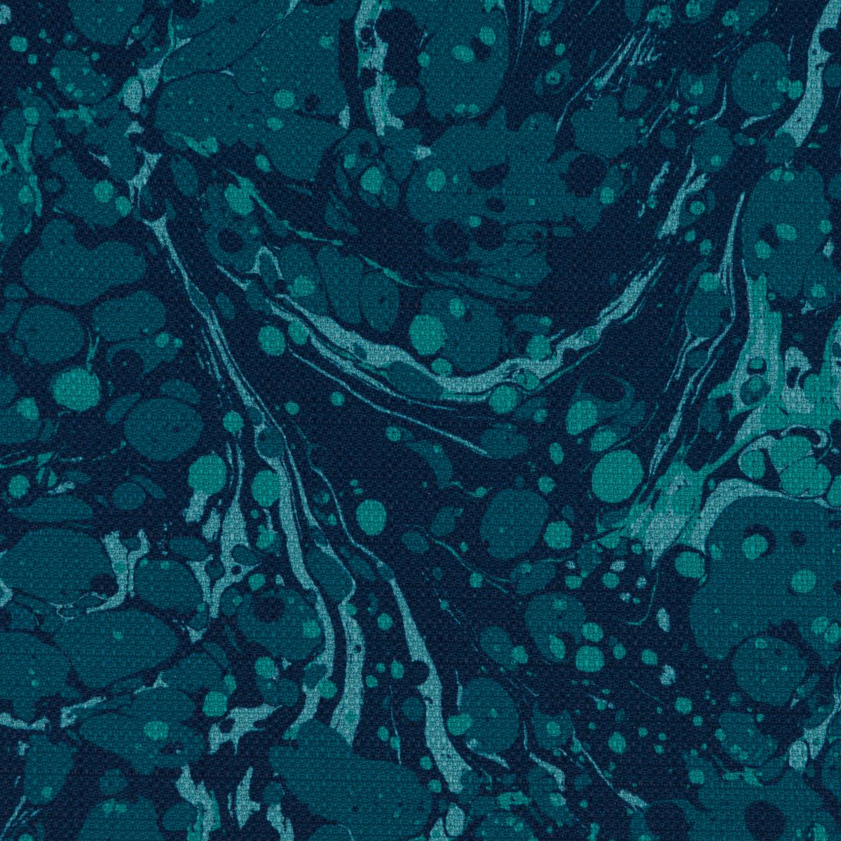 Marbling Blackout Roller Blind Blue – image 2