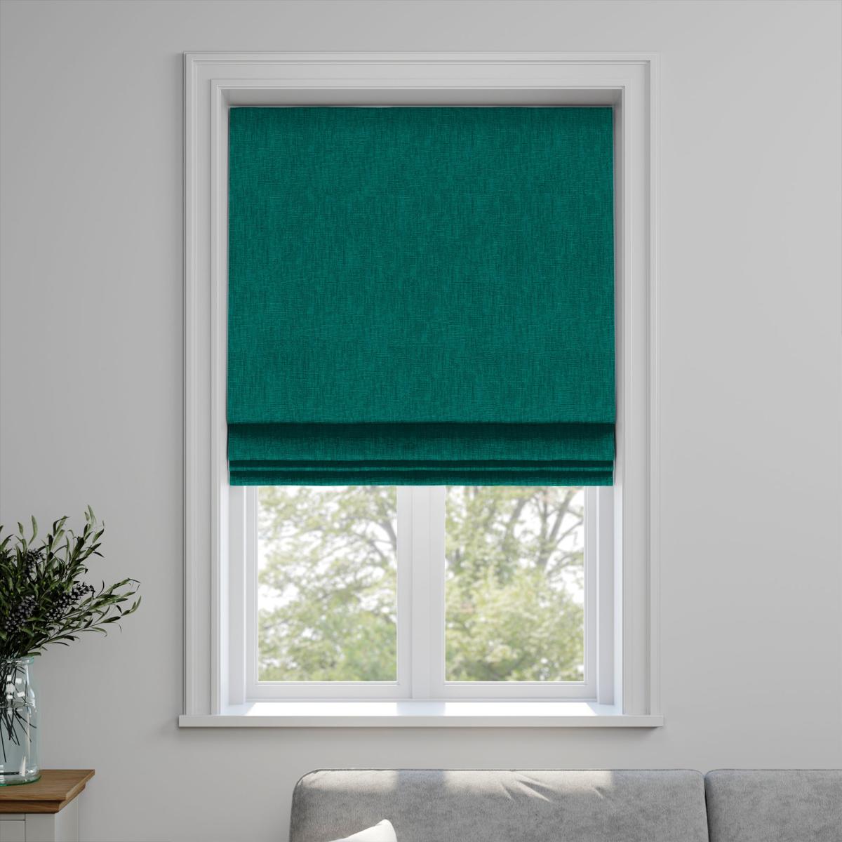 Lienna Made to Measure Roman Blind Lienna Peacock – image 3