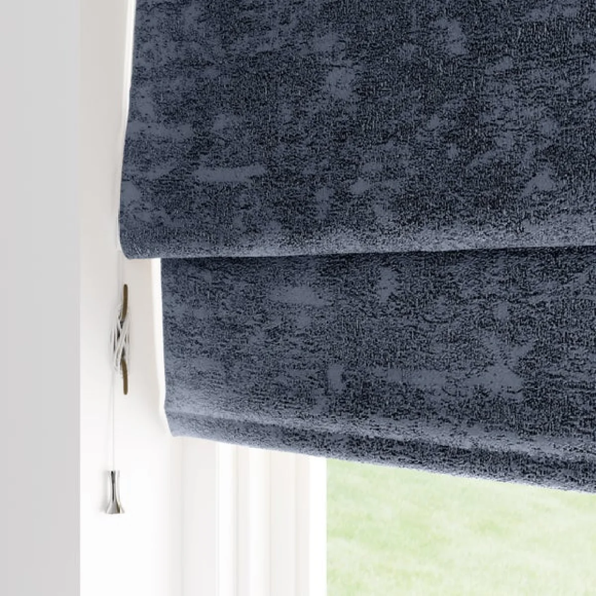 Richmond Navy Roman Blind Navy – image 5
