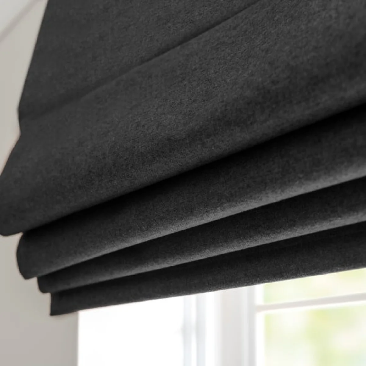 Luna Aubergine Blackout Roman Blind Aubergine (Purple) – image 6